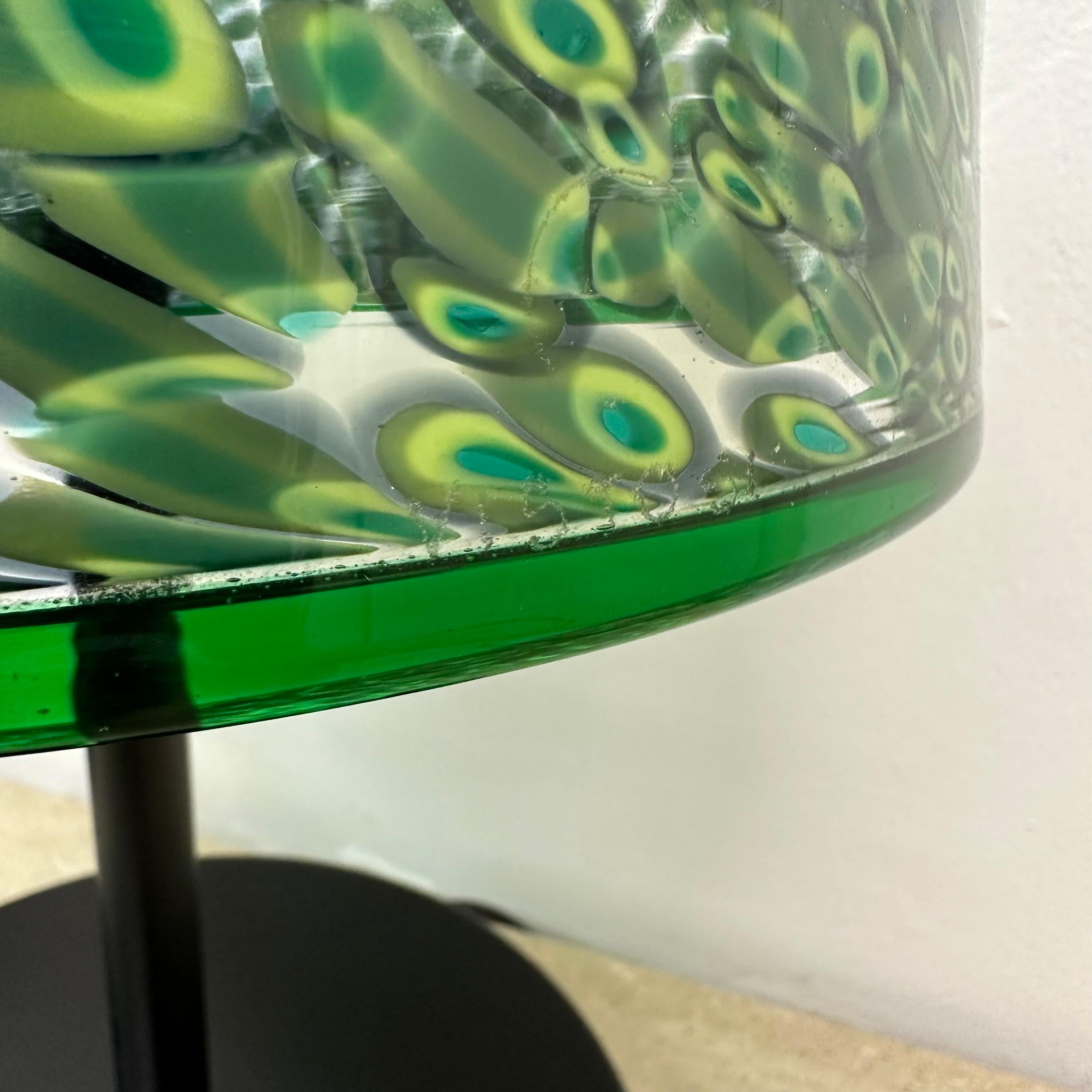 Coppia di lampade da tavolo Model 'Neverinno' in vetro di Murano di Gae Aulenti per Vetreri In condizioni buone in vendita a Delft, NL