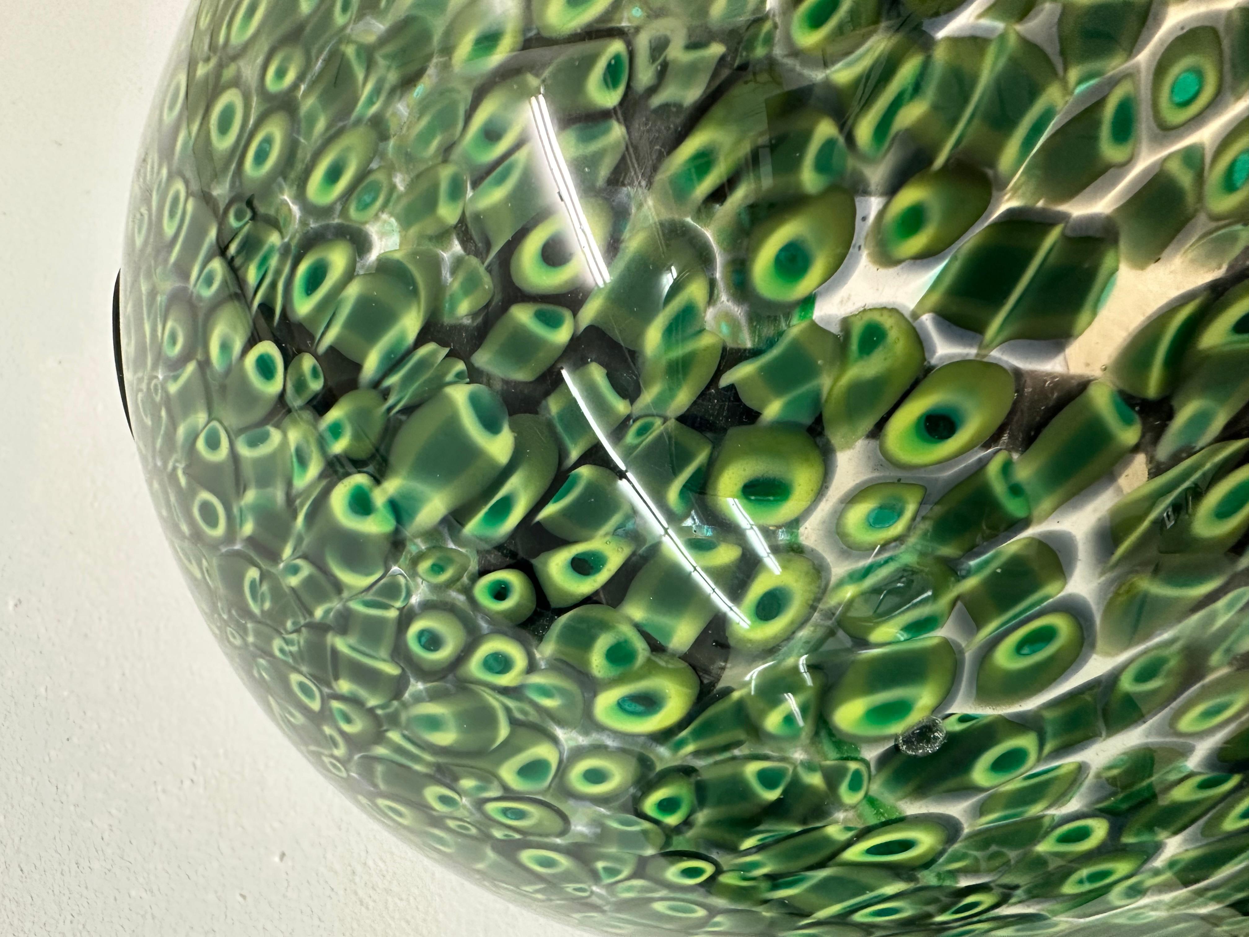 Coppia di lampade da tavolo Model 'Neverinno' in vetro di Murano di Gae Aulenti per Vetreri in vendita 1