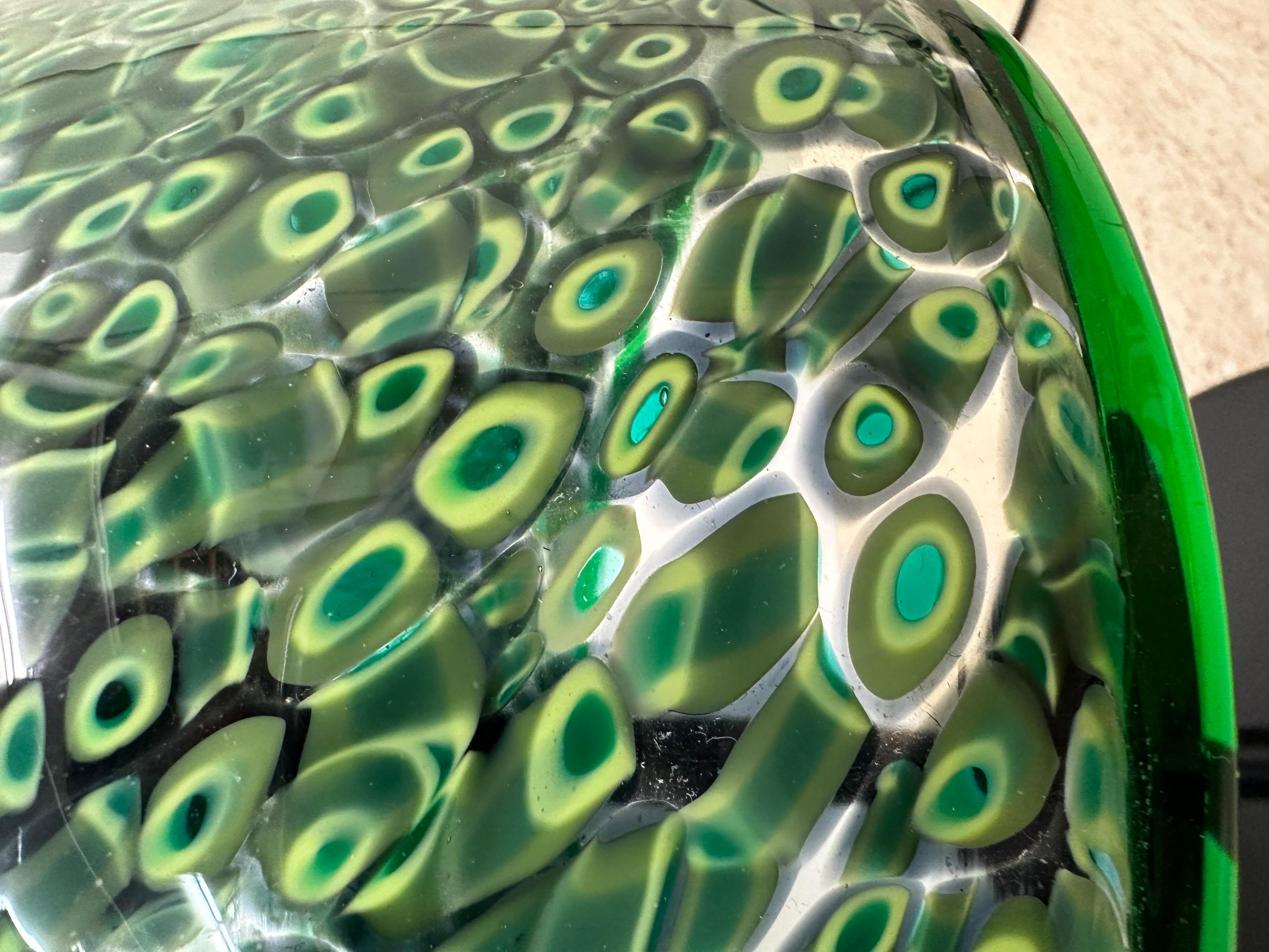 Coppia di lampade da tavolo Model 'Neverinno' in vetro di Murano di Gae Aulenti per Vetreri in vendita 2