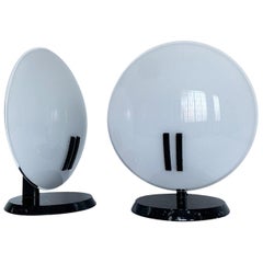 Pair of table lamps Oluce Perla