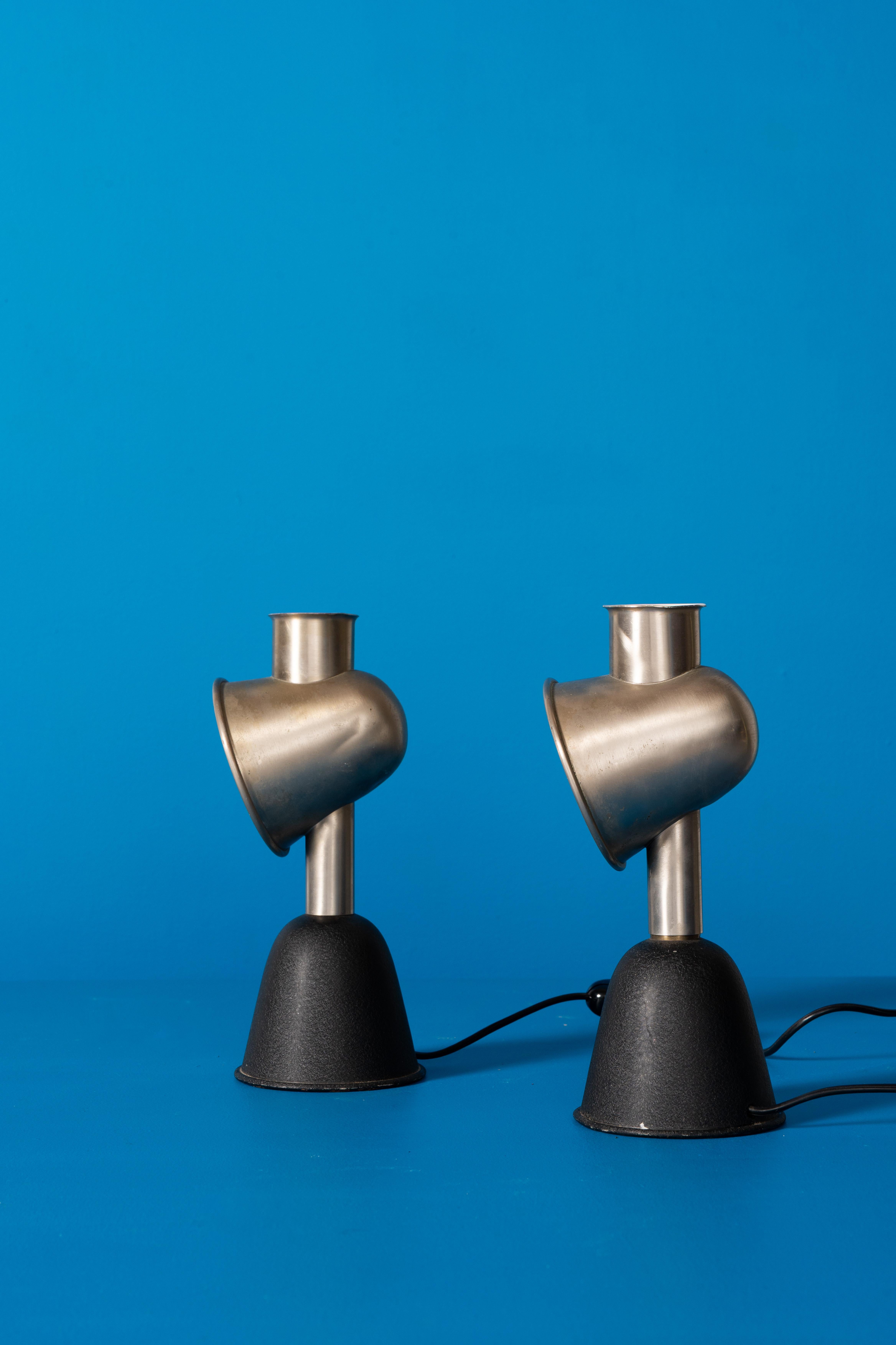 Italiano Pair of Table Lamps - Oscar Torlasco in vendita