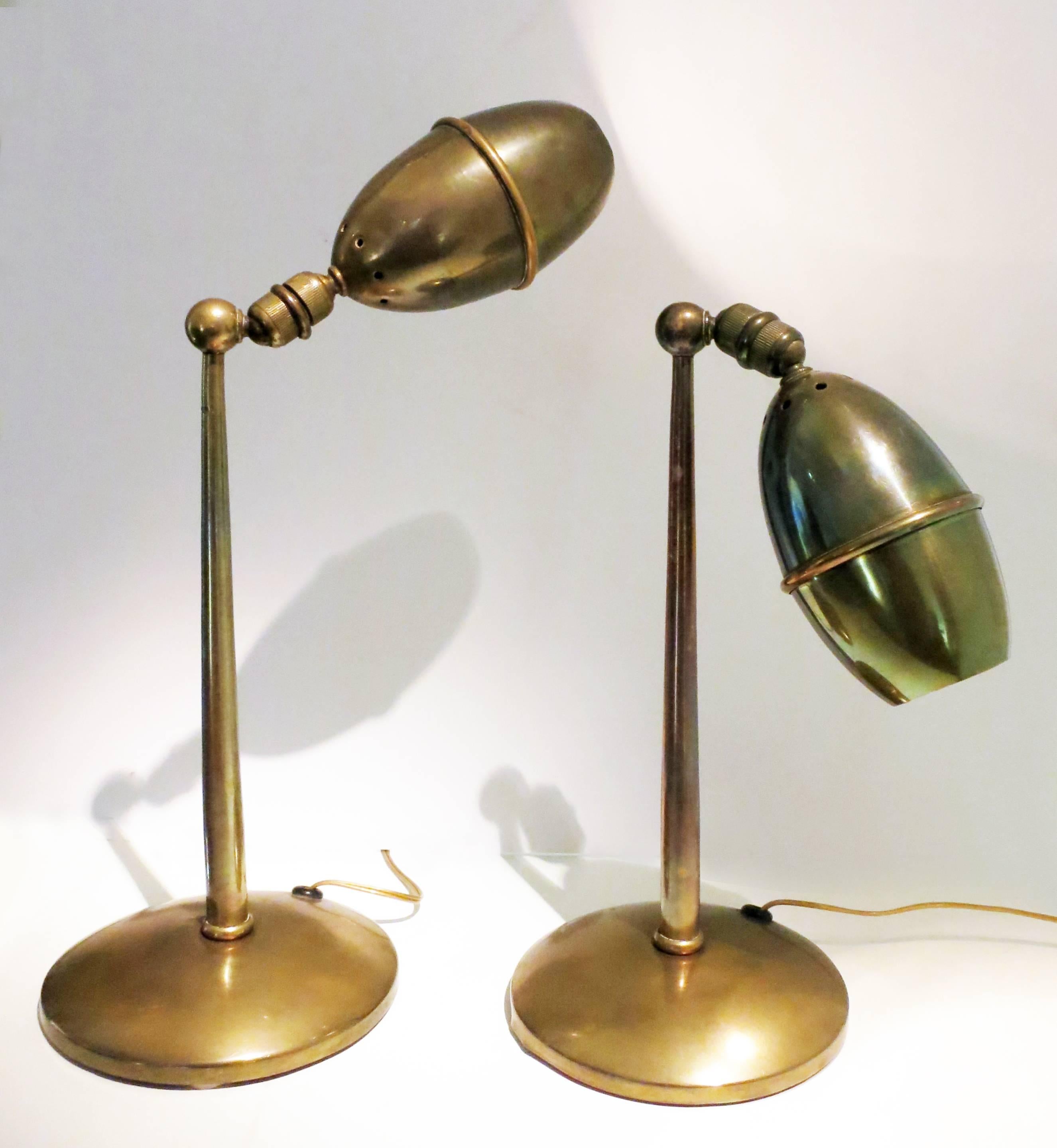 Italian Pair of Table Lamps Oscar Torlasco Style, 1950s For Sale