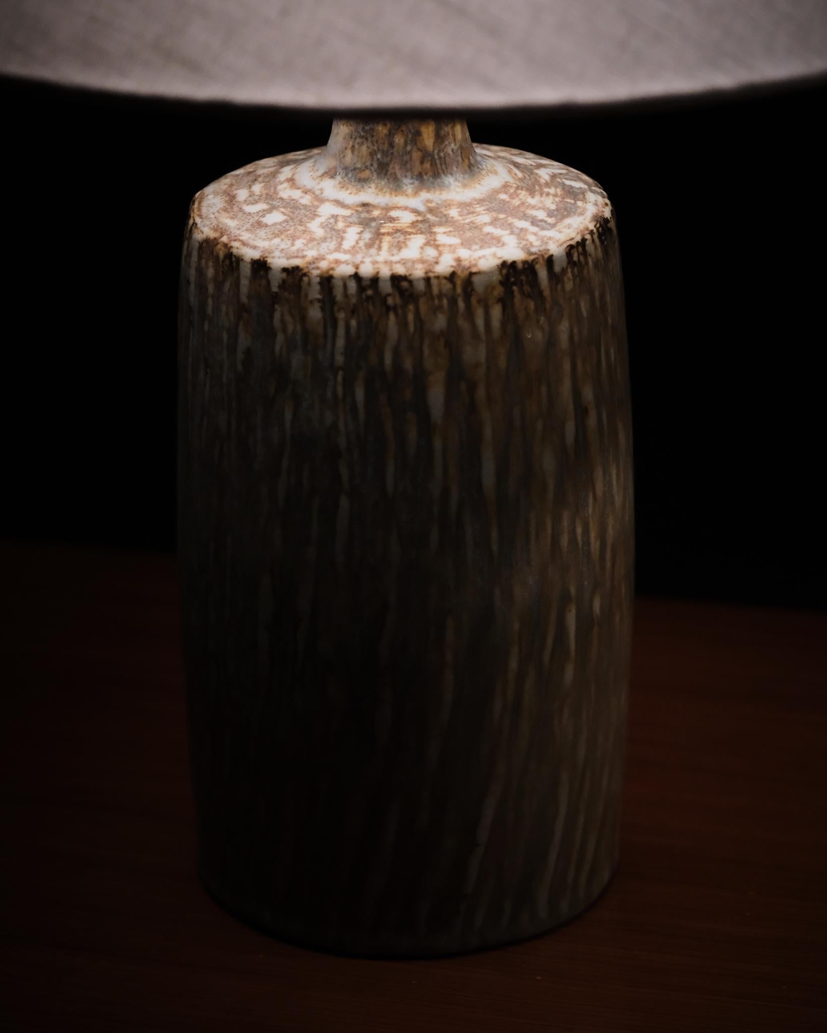 Pair of table lamps “Rubus”, Gunnar Nylund, Rörstrand, Sweden, 1940s (Schwedisch) im Angebot