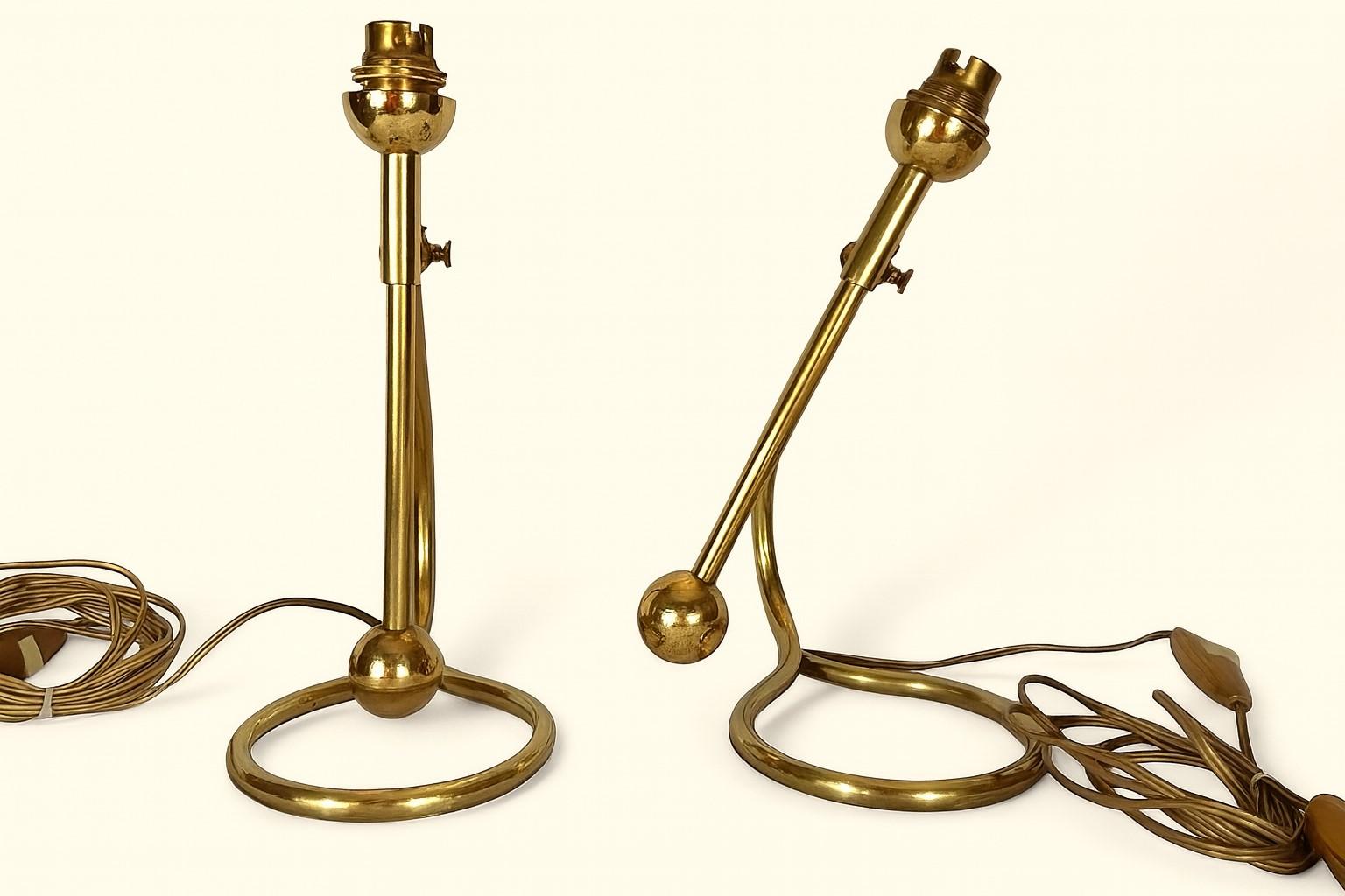Danois Pair of Table Lamps / Sconces by Kaare Klint (1888-1954), 1950s. en vente