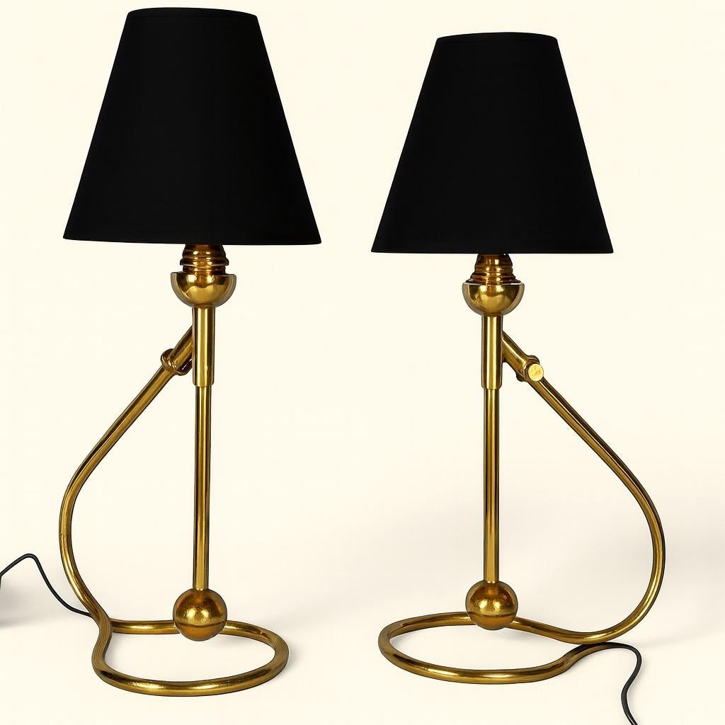 Pair of Table Lamps / Sconces by Kaare Klint (1888-1954), 1950s. Bon état - En vente à MOUGINS, FR
