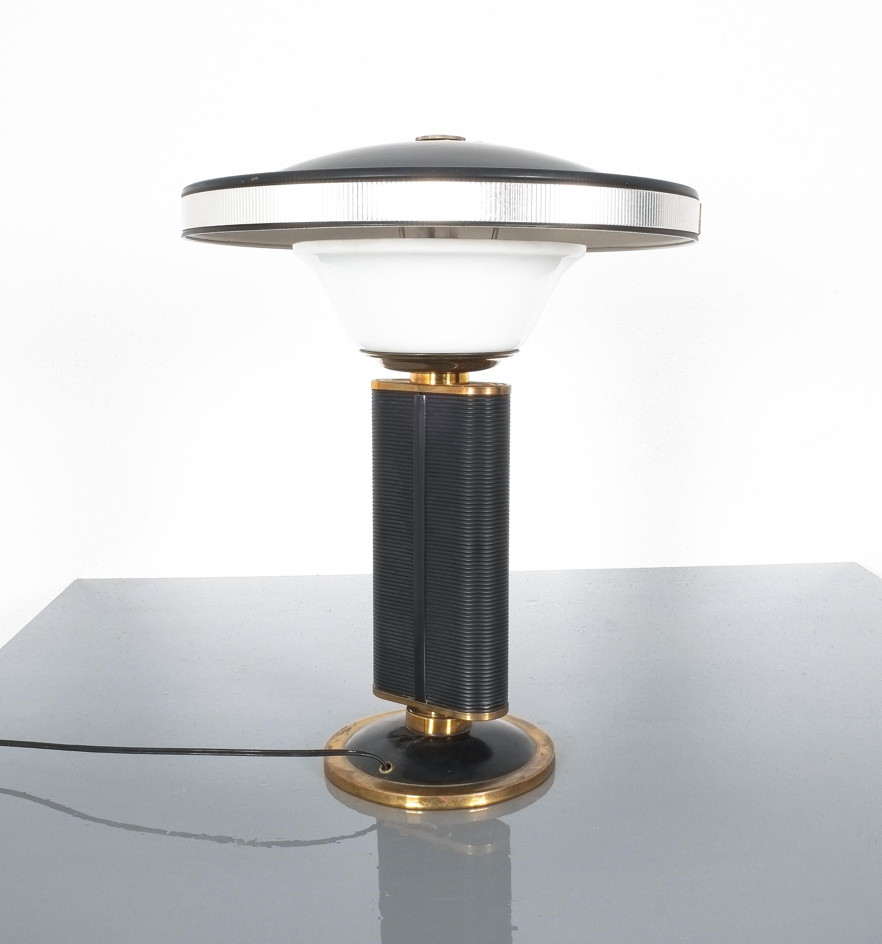Mid-20th Century Pair of Table Lamps 'Sirène' by Eileen Gray for Jumo, Midcentury
