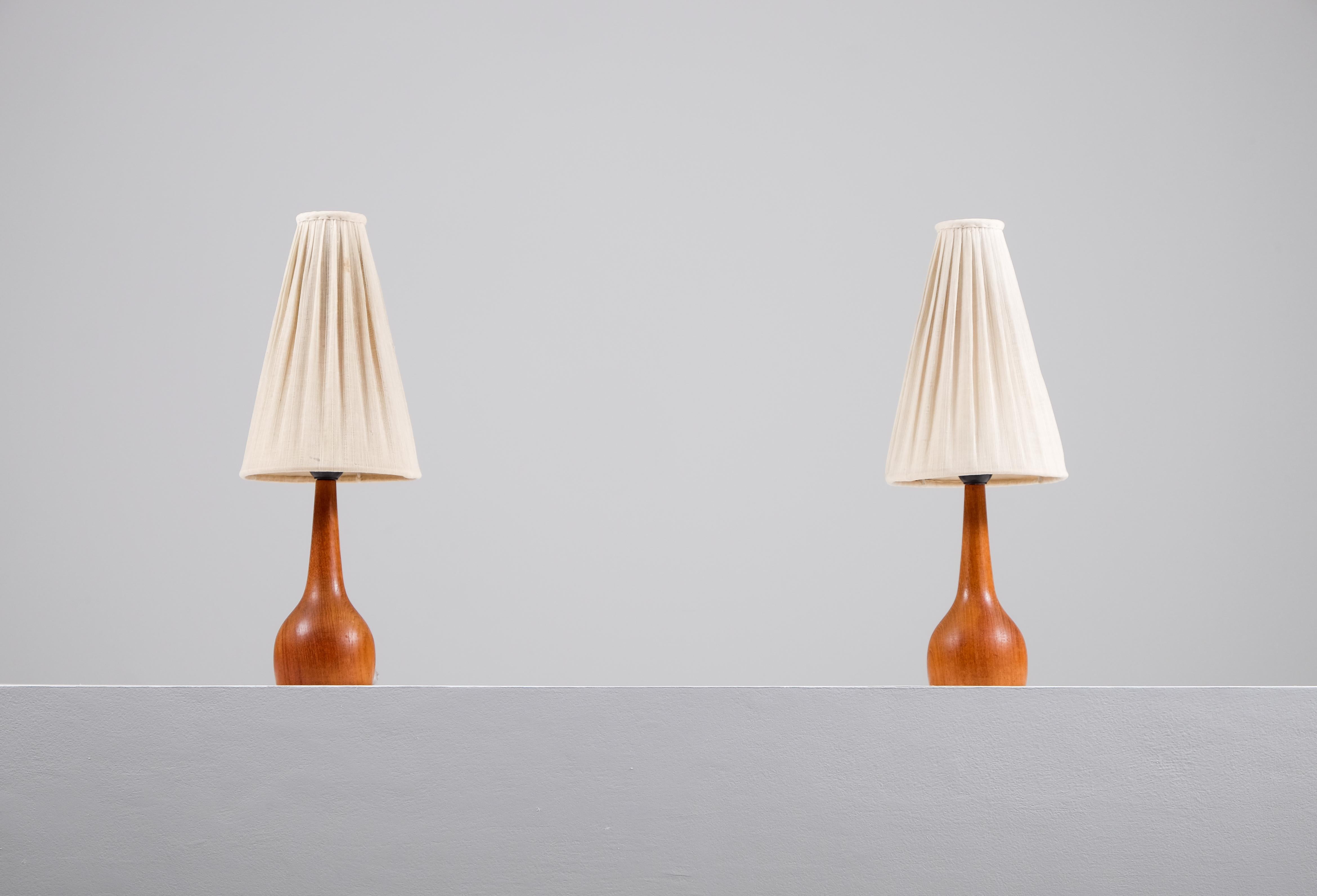 Paire de lampes de bureau, Suède, années 1960 en vente 1