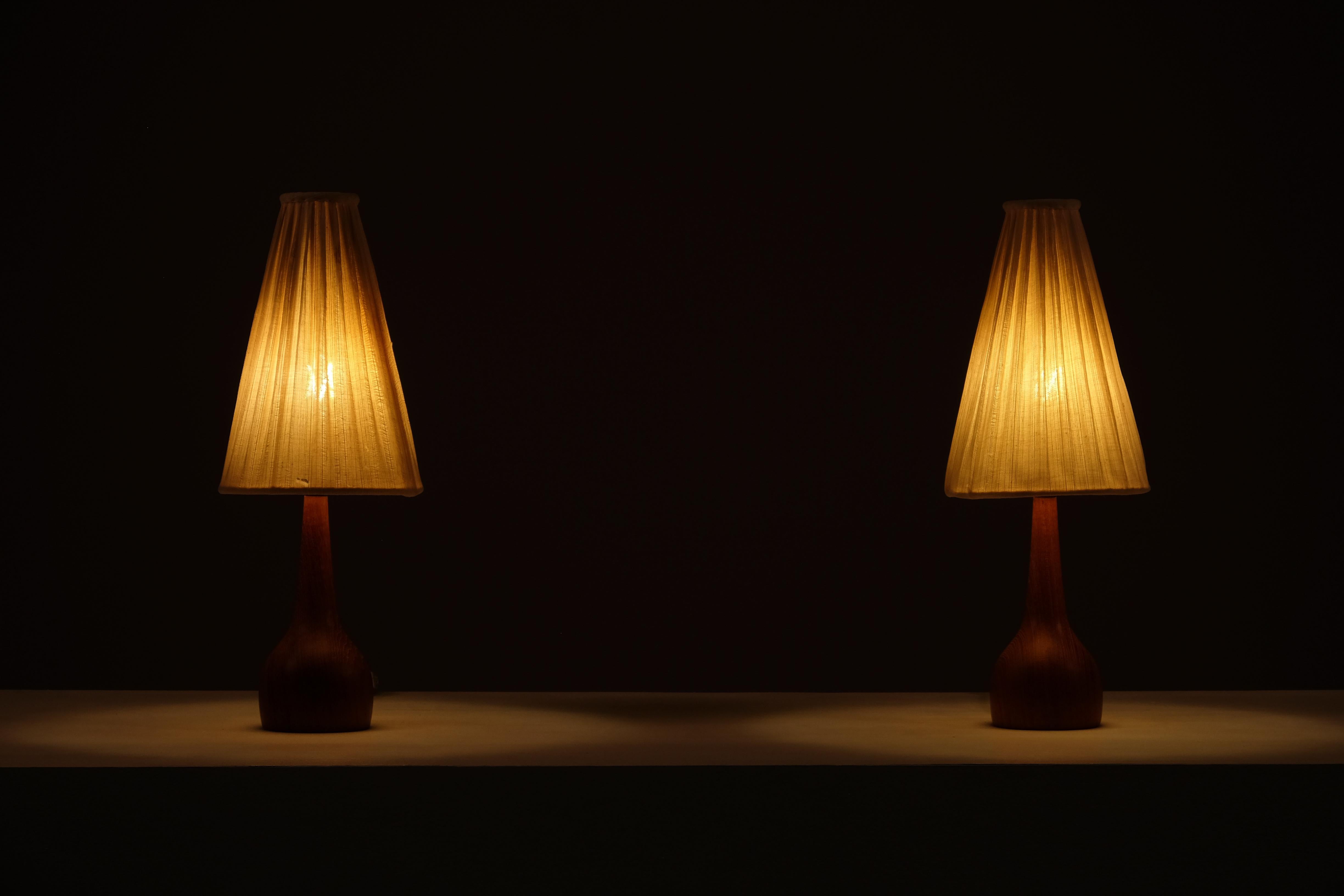 Paire de lampes de bureau, Suède, années 1960 en vente 3