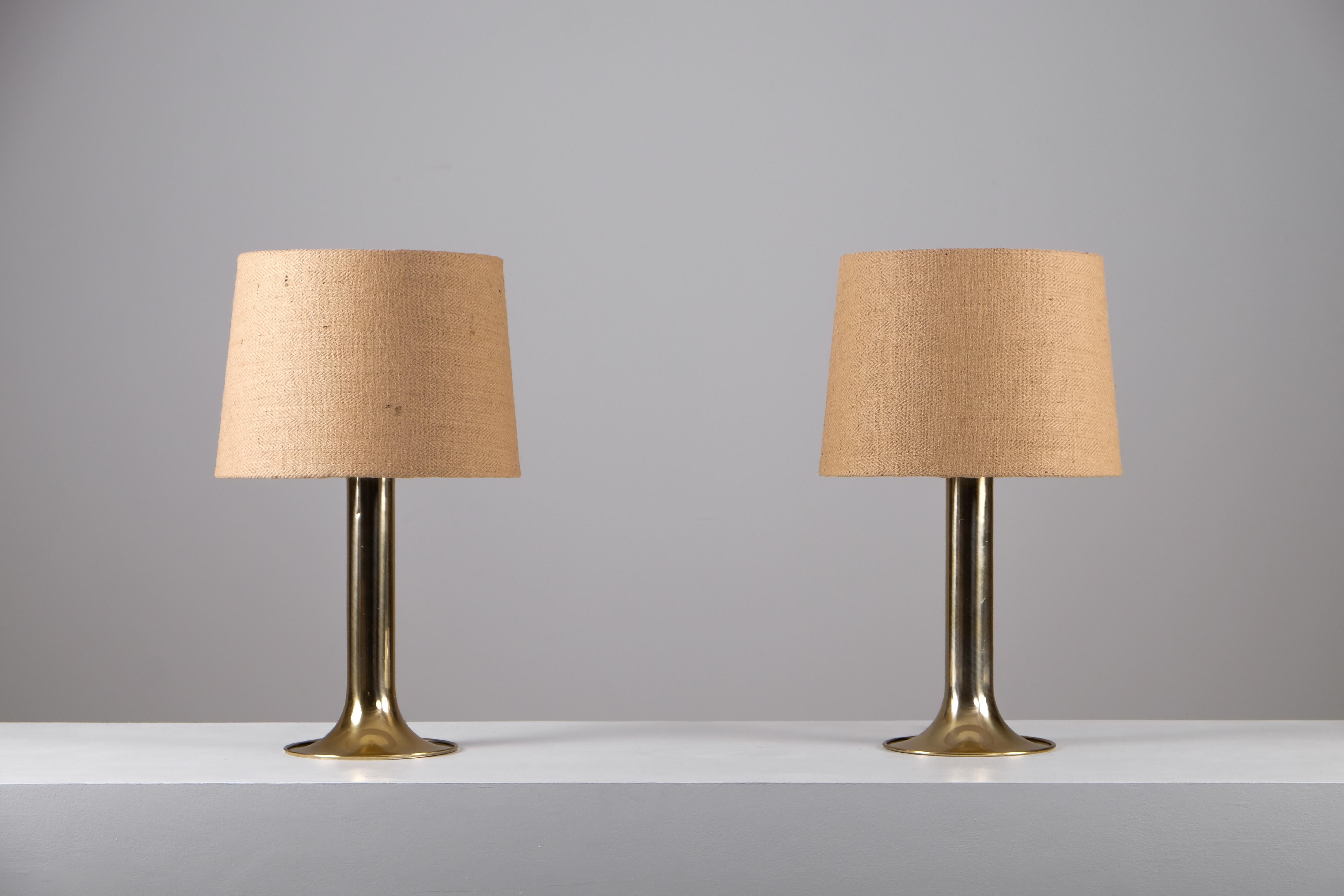 Scandinavian Modern Pair of Table Lamps, Sweden, 1970s For Sale