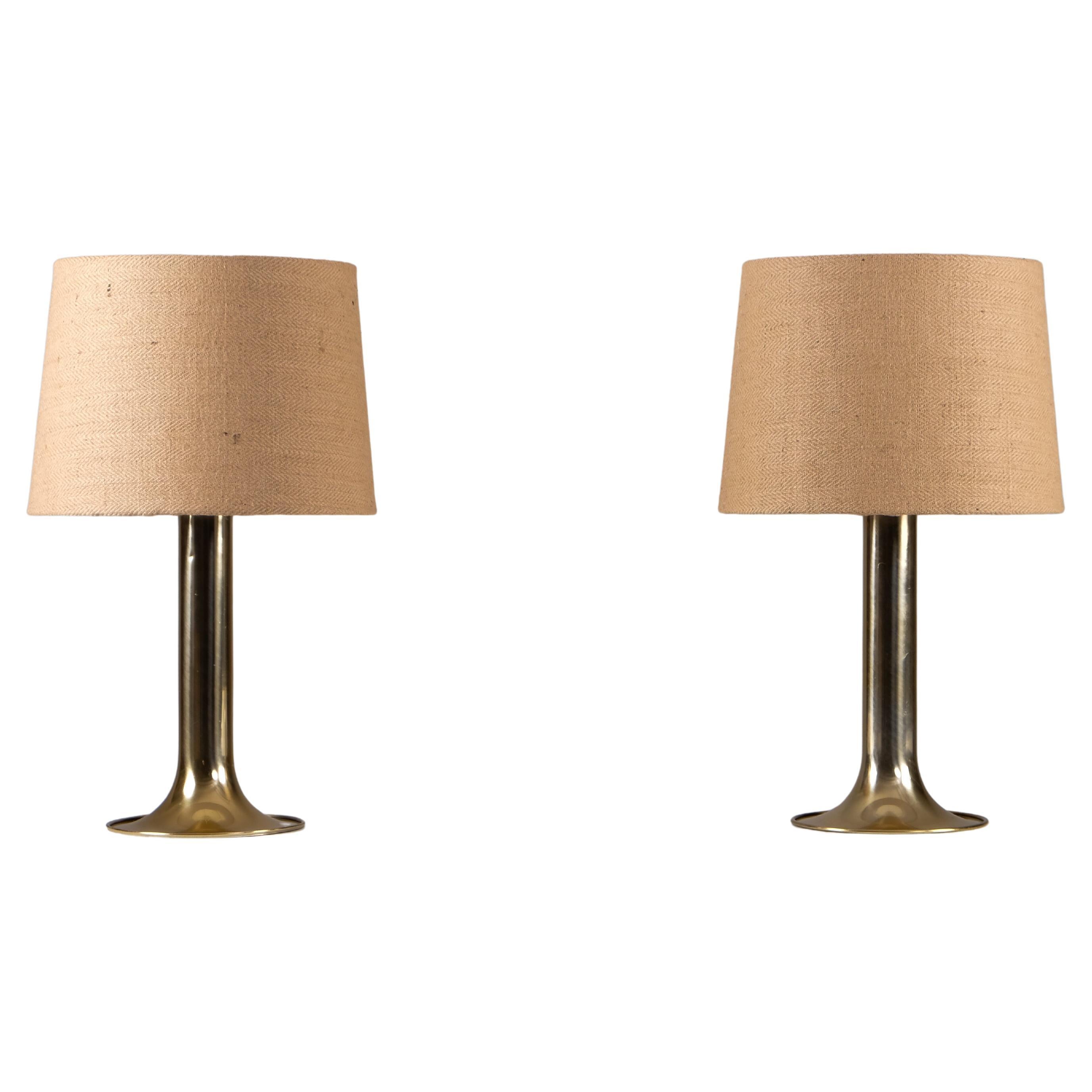 Pair of Table Lamps, Sweden, 1970s For Sale