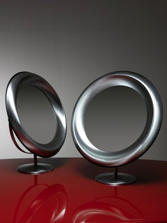 Set aus zwei verstellbaren Tischspiegeln von Missaglia, Italien, 1970er Jahre