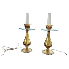 Pair of table or bedside lamps