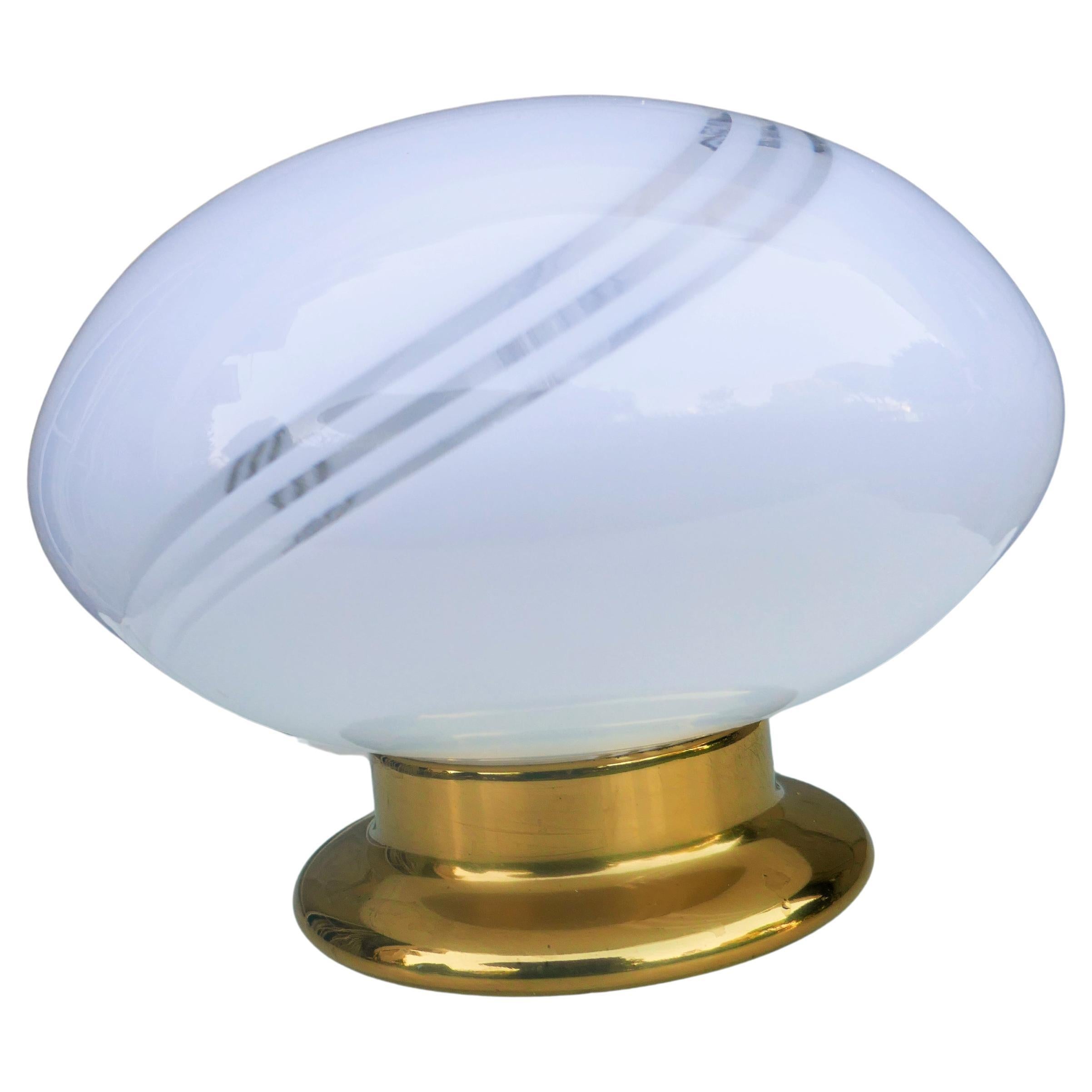 Par de lámparas de mesa o mesilla de noche de estilo Venini Murano espiral o vórtice en Bueno estado para la venta en Lugo, IT