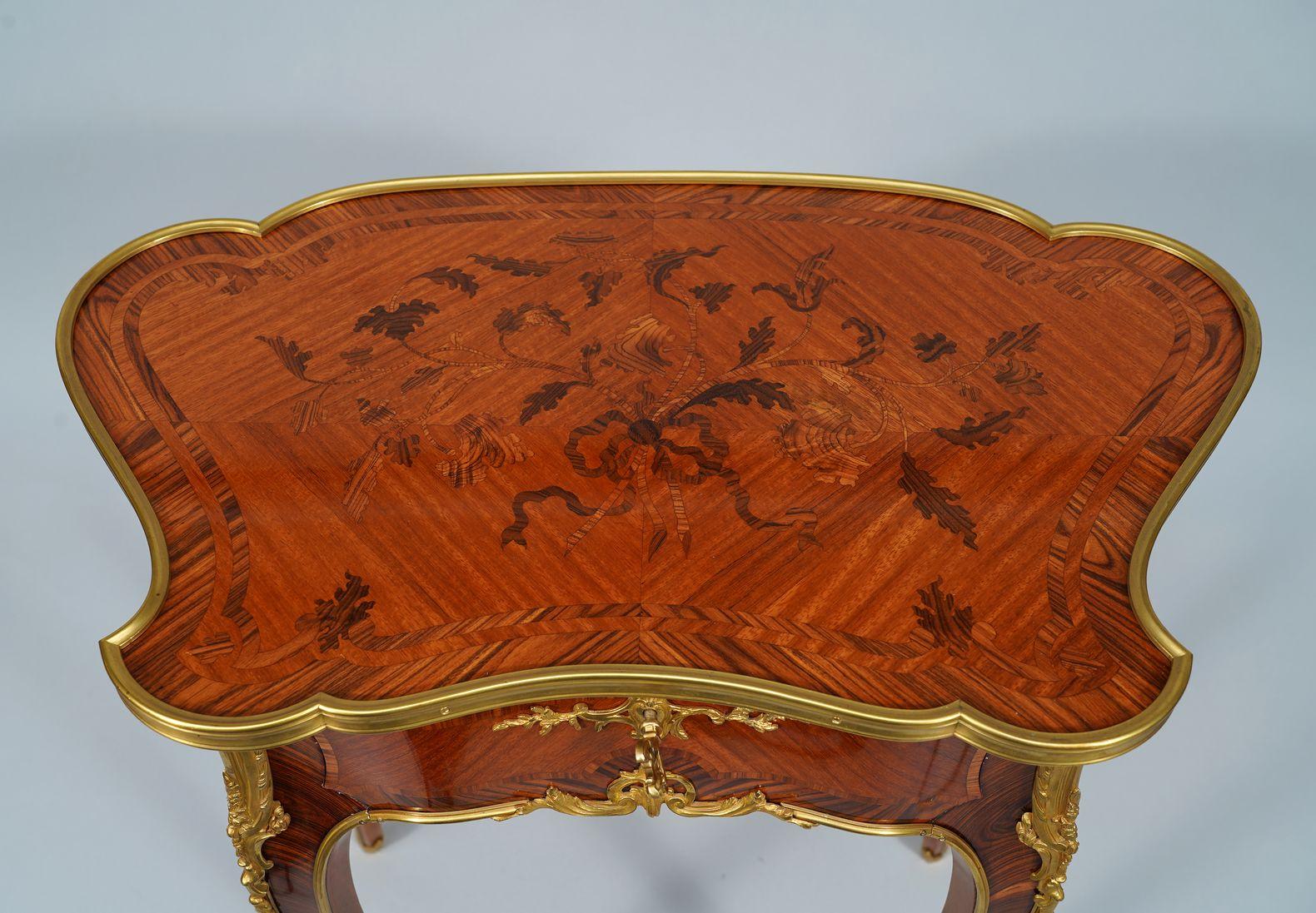 Bronze Pair of Tables attr. to J.-E. Zwiener, France, circa 1885 For Sale