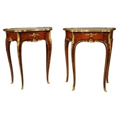 Pair of Tables attr. to J.-E. Zwiener, France, circa 1885