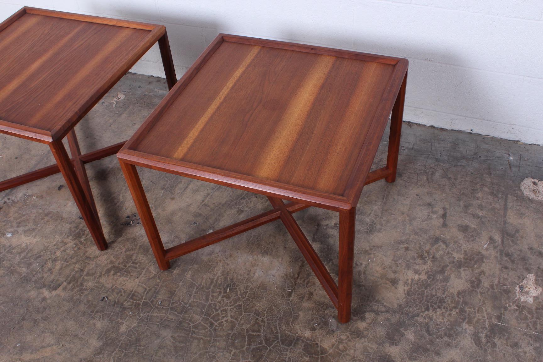Pair of Tables by Edward Wormley for Dunbar 7