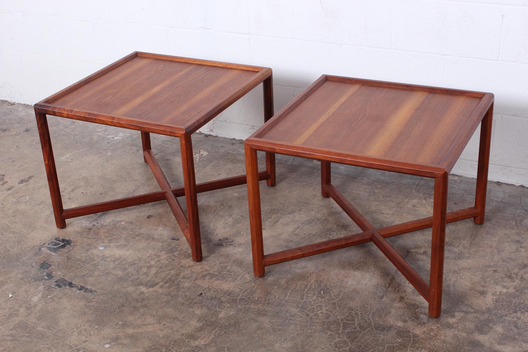 Pair of Tables by Edward Wormley for Dunbar In Good Condition In Dallas, TX