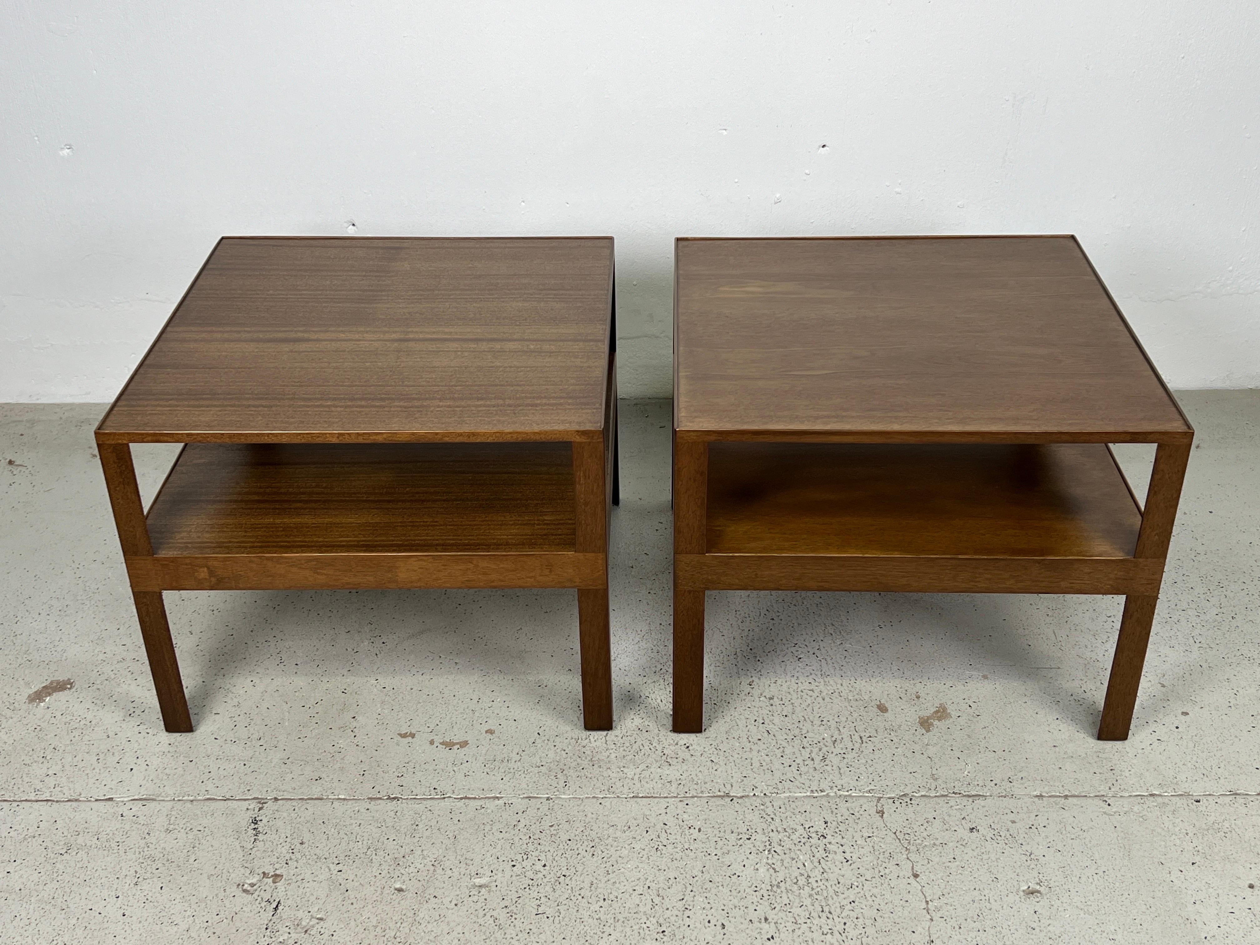 Pair of Tables by Edward Wormley for Dunbar In Good Condition For Sale In Dallas, TX