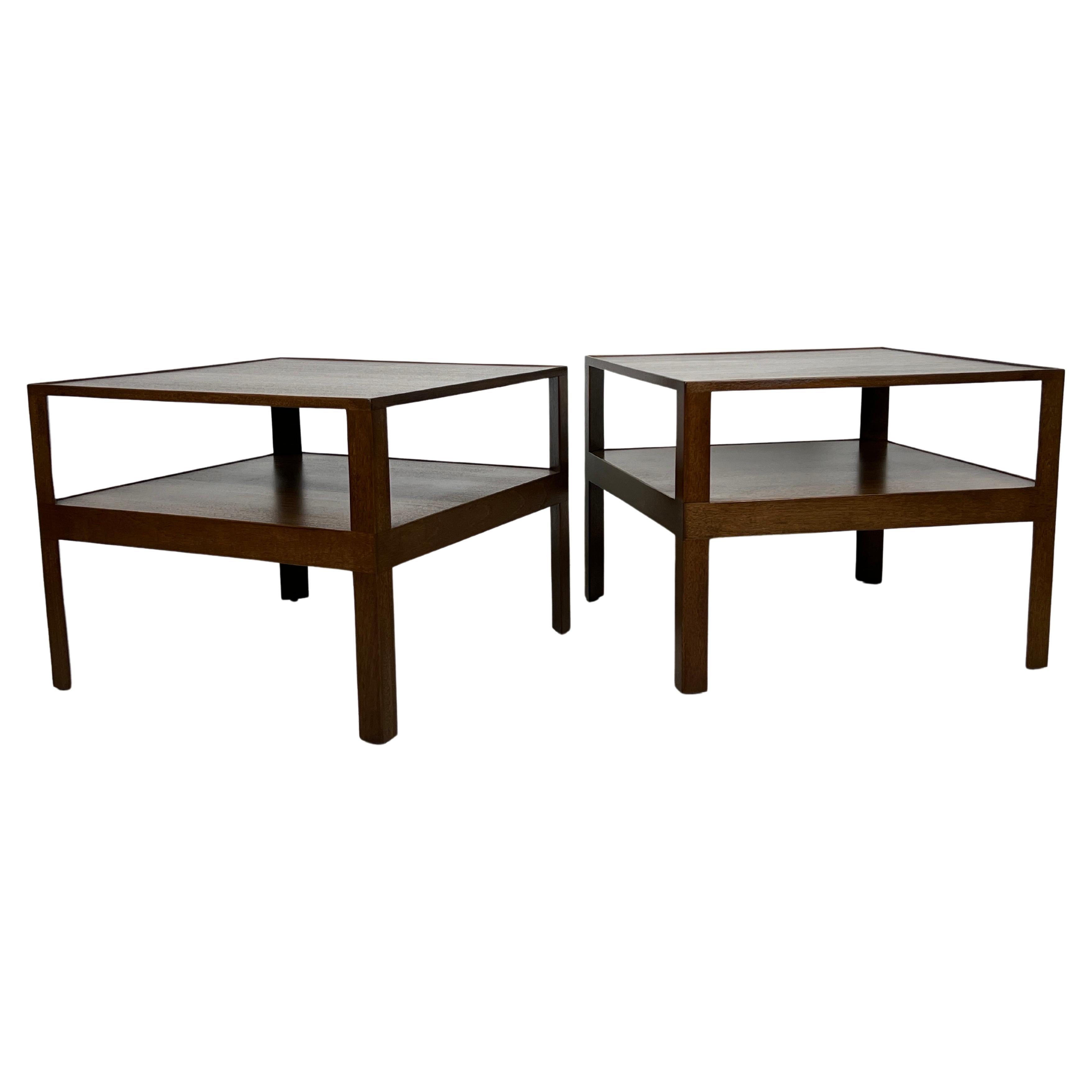 Pair of Tables by Edward Wormley for Dunbar For Sale