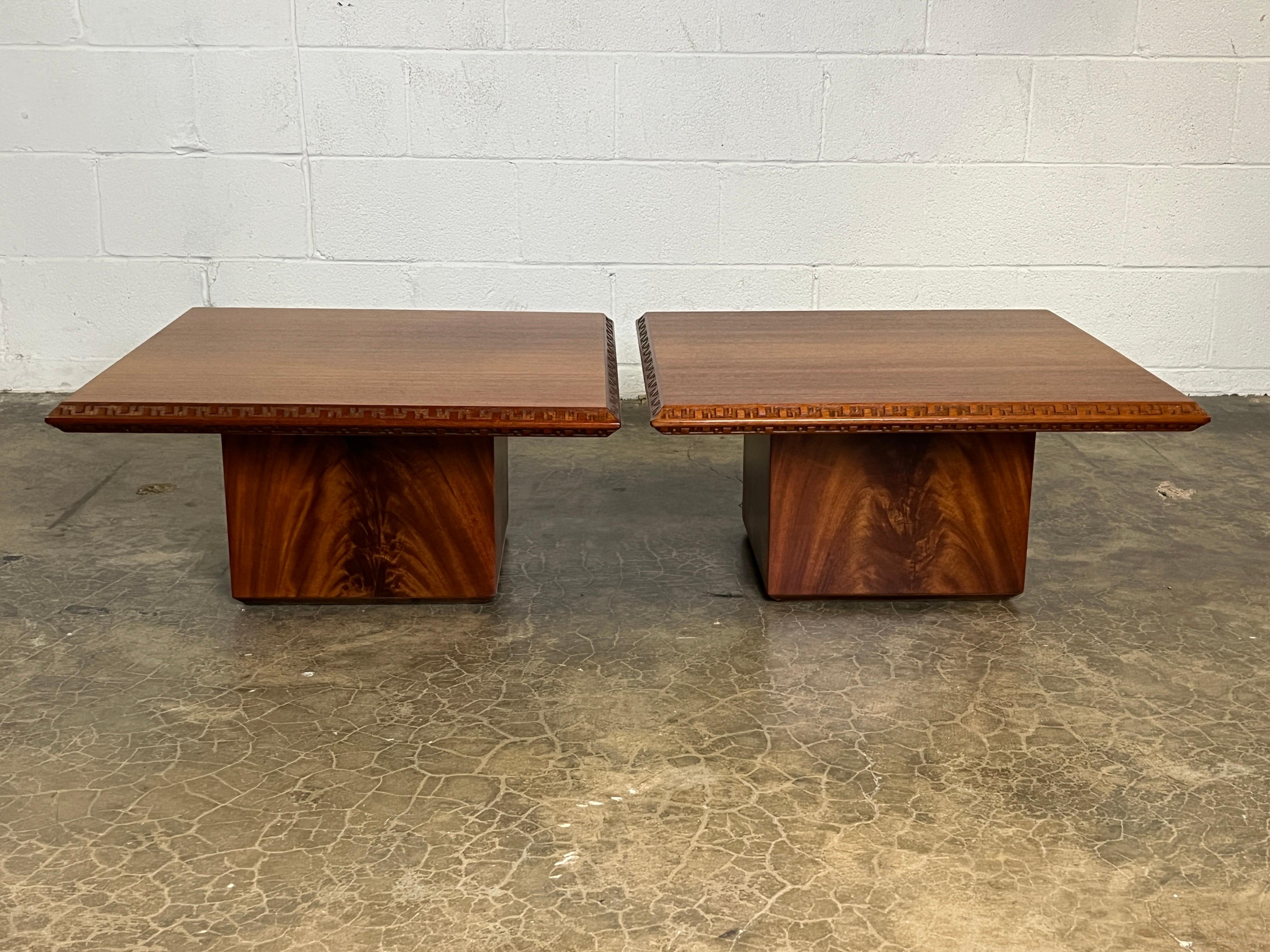 Pair of Tables by Frank Lloyd Wright for Henredon 5