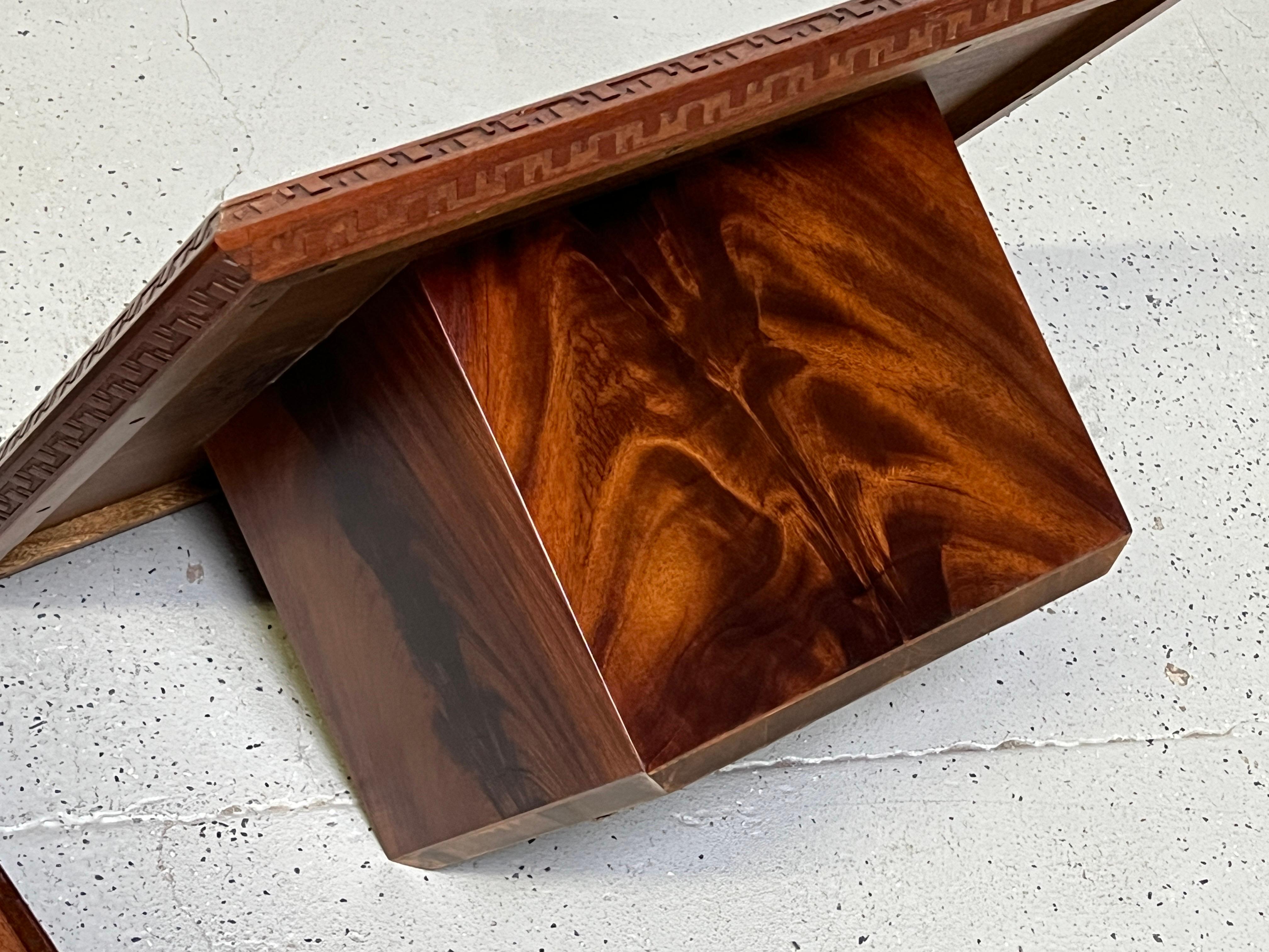 Ein Paar Tische von Frank Lloyd Wright für Henredon im Angebot 10