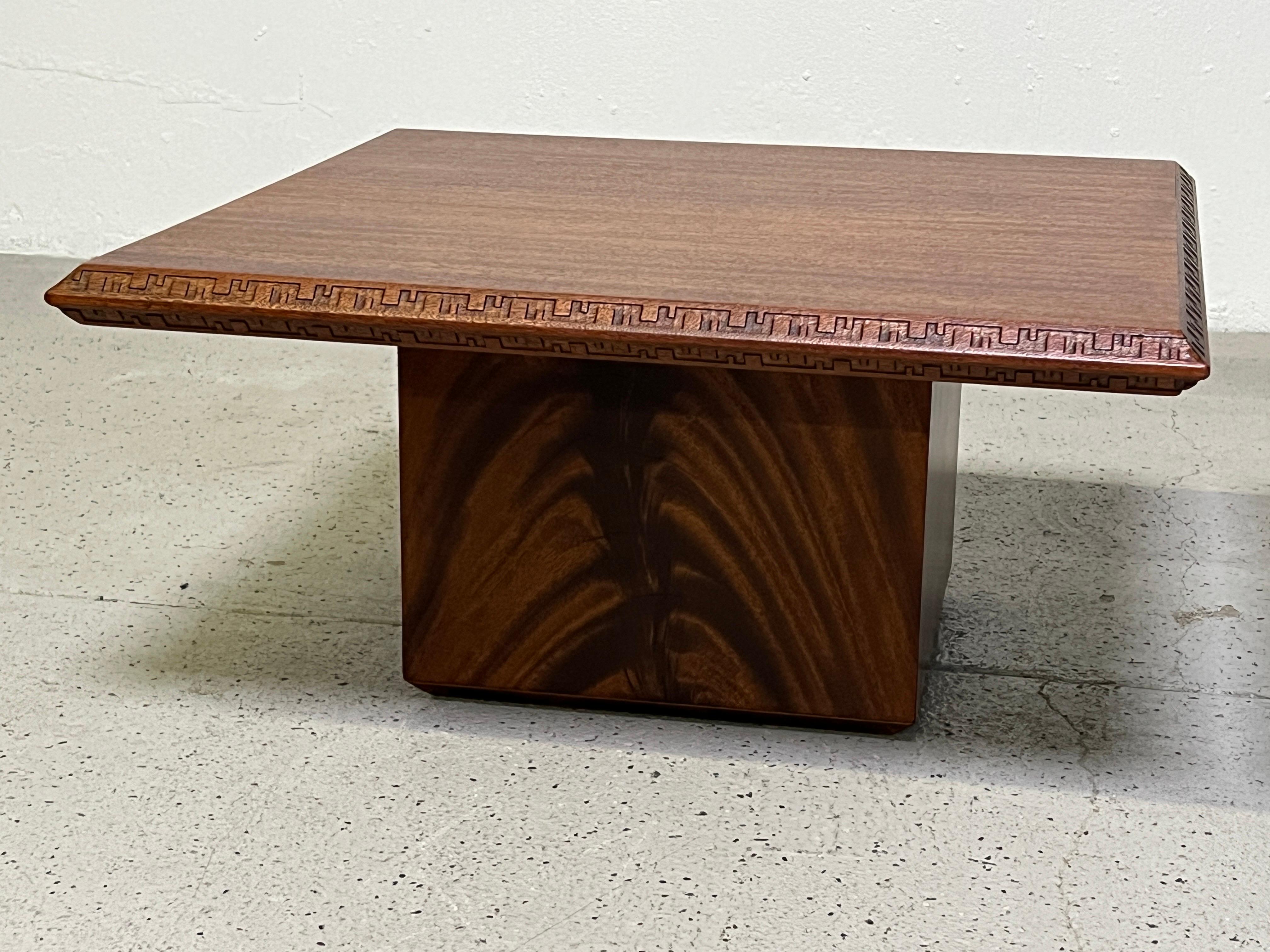 Pair of Tables by Frank Lloyd Wright for Henredon For Sale 1