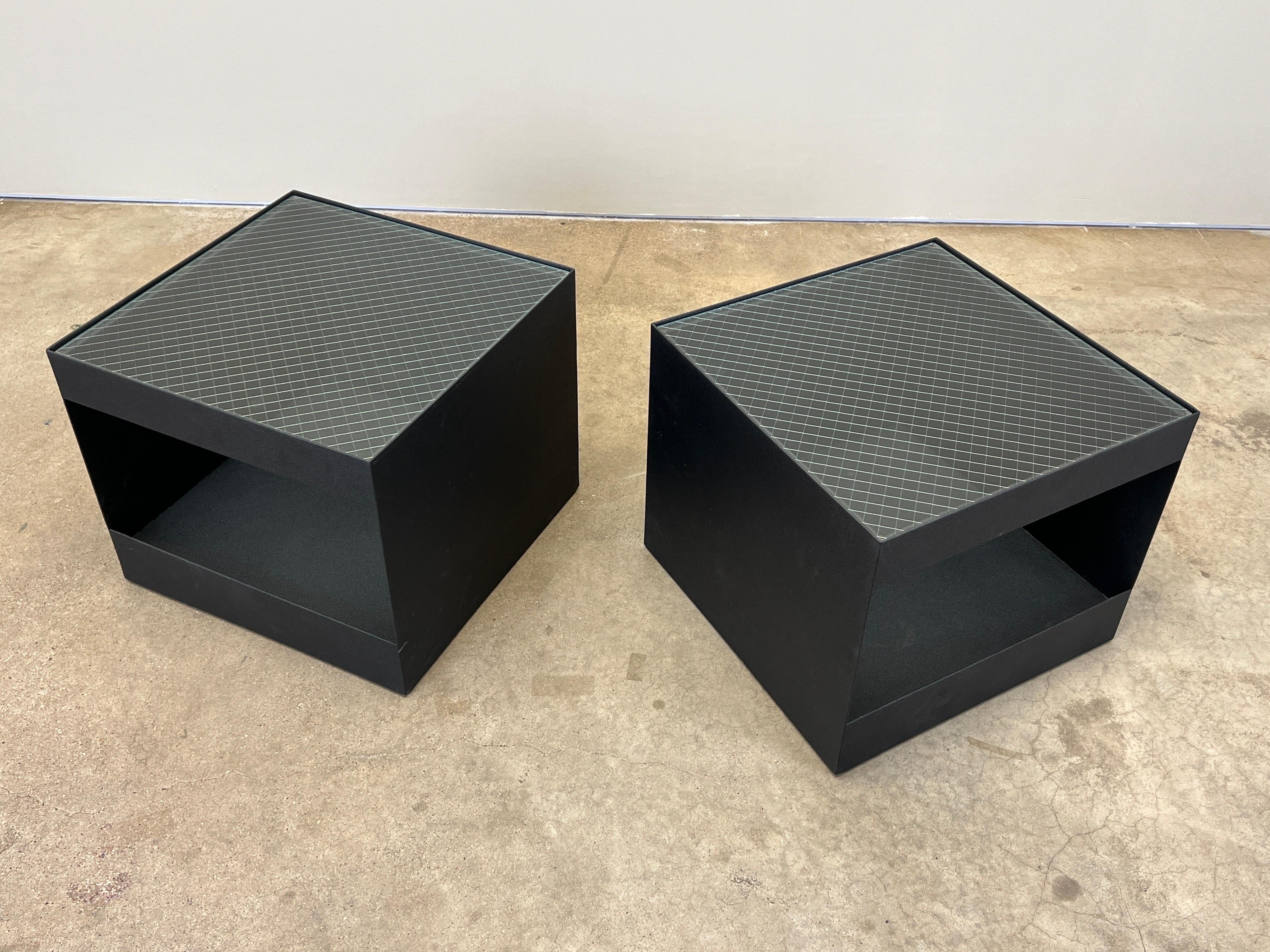 Pair of Tables by Joe D'Urso for Knoll In Good Condition For Sale In Dallas, TX