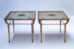 Coppia di tavoli di Marc du Plantier