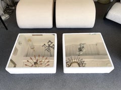 Pair of Tables Kenthia by Ernesto Radaelli for Saporiti, Italy, 1970s