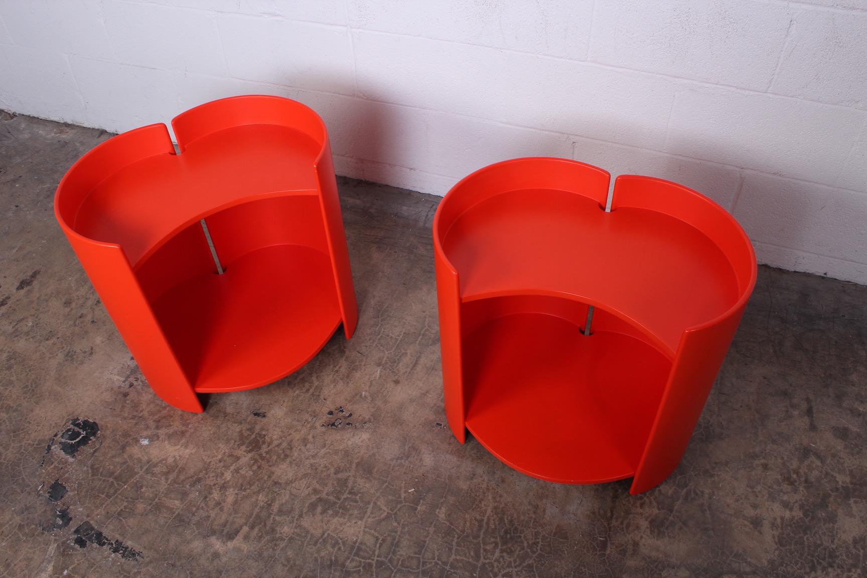 Late 20th Century Pair of Tables or Nightstands by Kazuhide Takahama