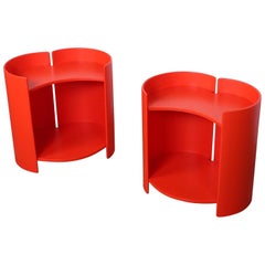 Pair of Tables or Nightstands by Kazuhide Takahama