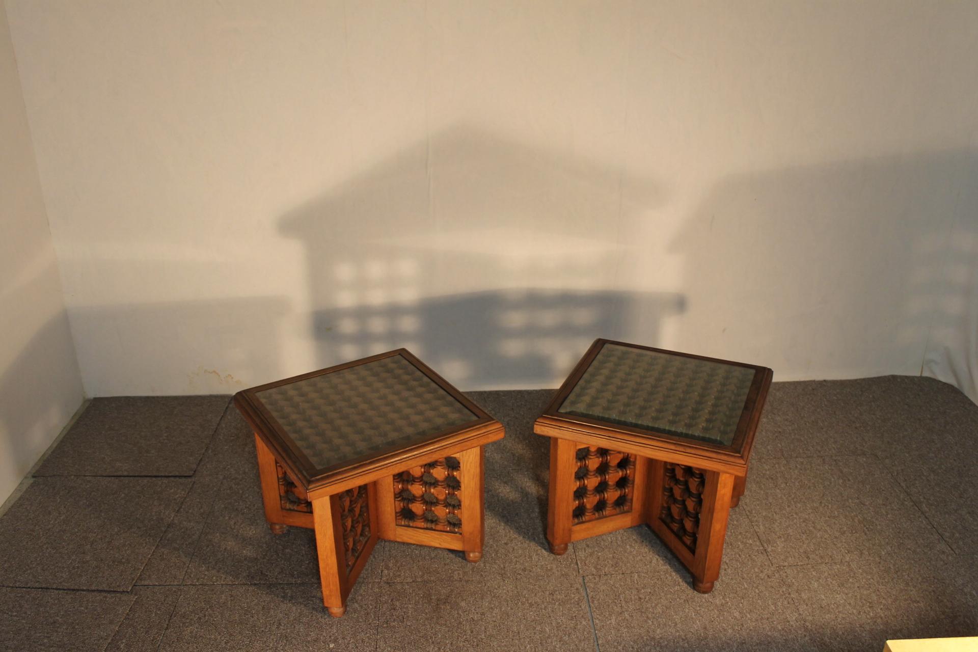 Pair of Tables, Rabié Fly, Morocco, 1970 For Sale 5
