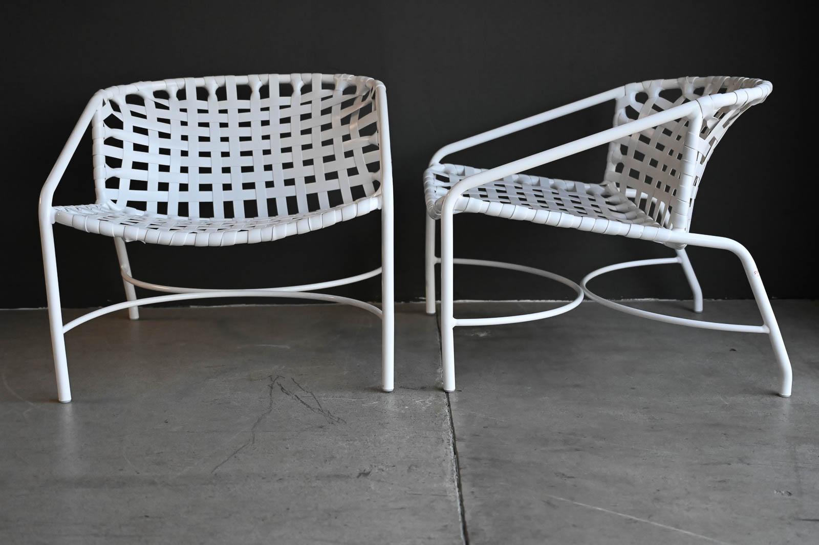 Paire de fauteuils de salon Tadao Inouye pour Brown Jordan Kantan, vers 1960 en vente 1