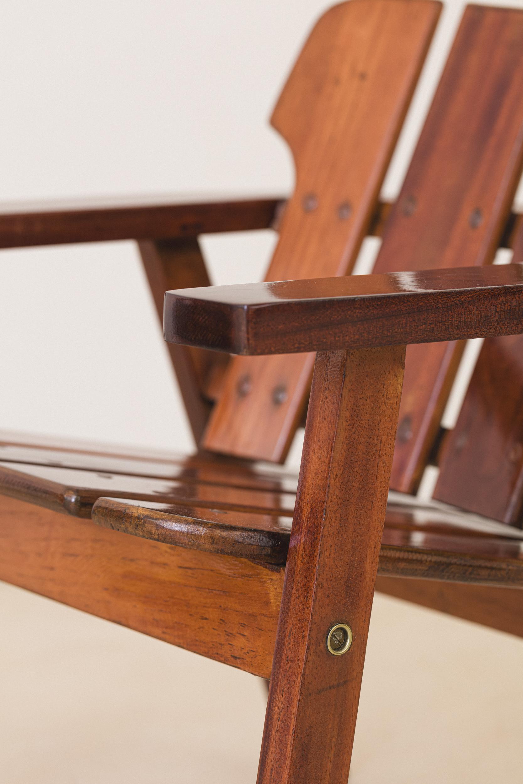Pair of Taja Armchairs by Sergio Rodrigues, Brazilian Midcentury Design, 1970s For Sale 2