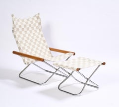 Paire de chaises et d'ottomans Takeshi Nii, Japon, vers 1950