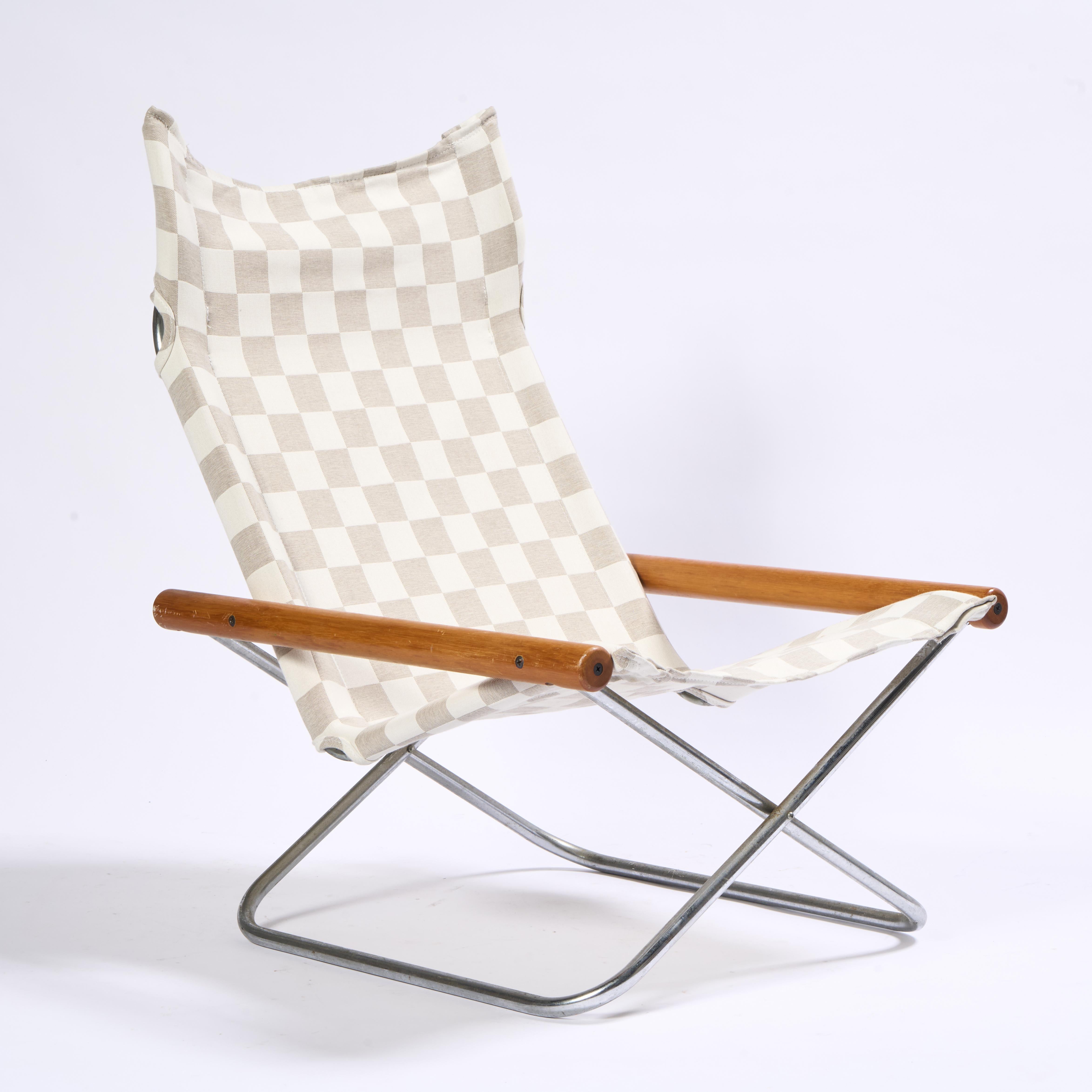 Japonais Paire de chaises et d'ottomans Takeshi Nii, Japon, vers 1950 en vente