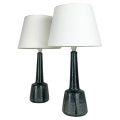 Pair of Tall Ceramic Table Lamps by Palshus, Design by Esben Klint for Le Klint