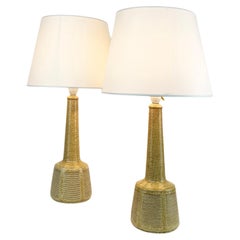 Pair of Tall Ceramic Table Lamps by Palshus, Design by Esben Klint for Le Klint