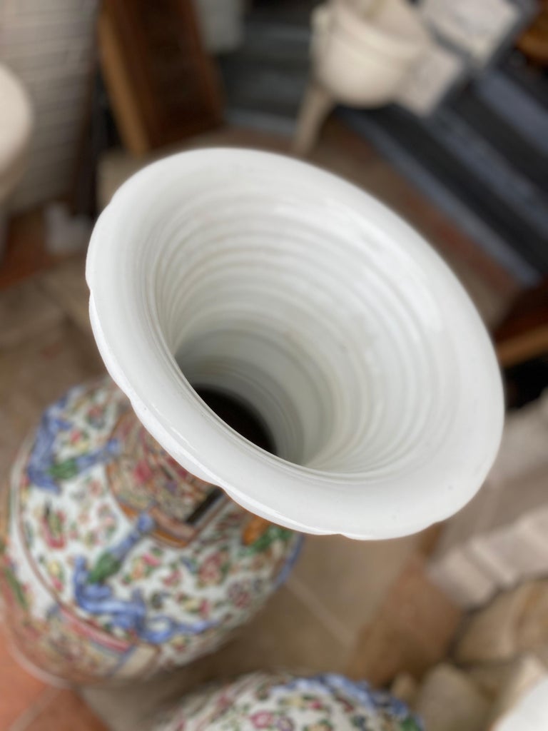 Pair Of Tall Chinese Vases For Sale At 1stdibs