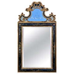 Pair of Tall Designer Chinoiserie Mirrors