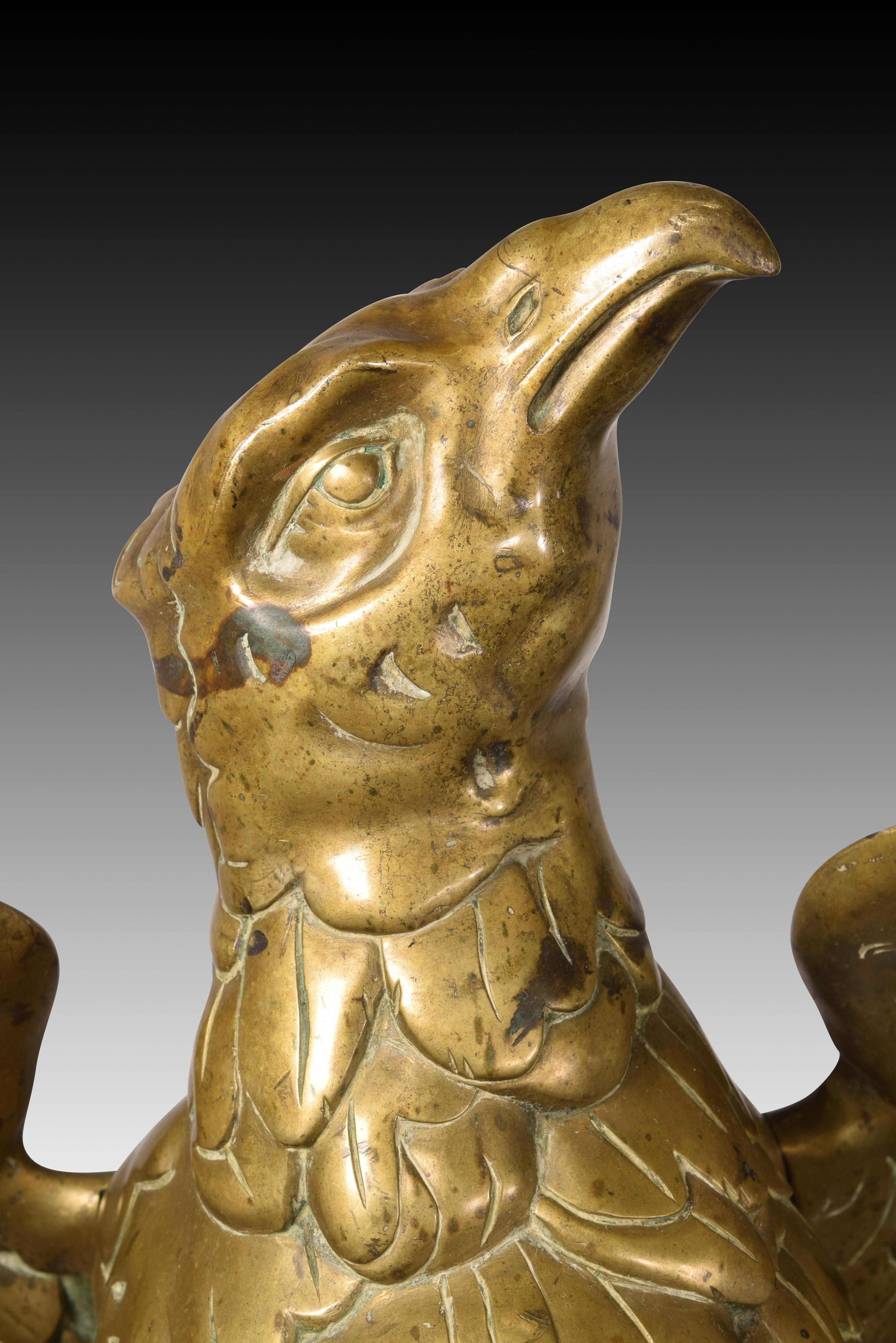 Zwei hohe Adler-Rednerpulte. Bronze, usw. 16. Jahrhundert und später. im Angebot 6