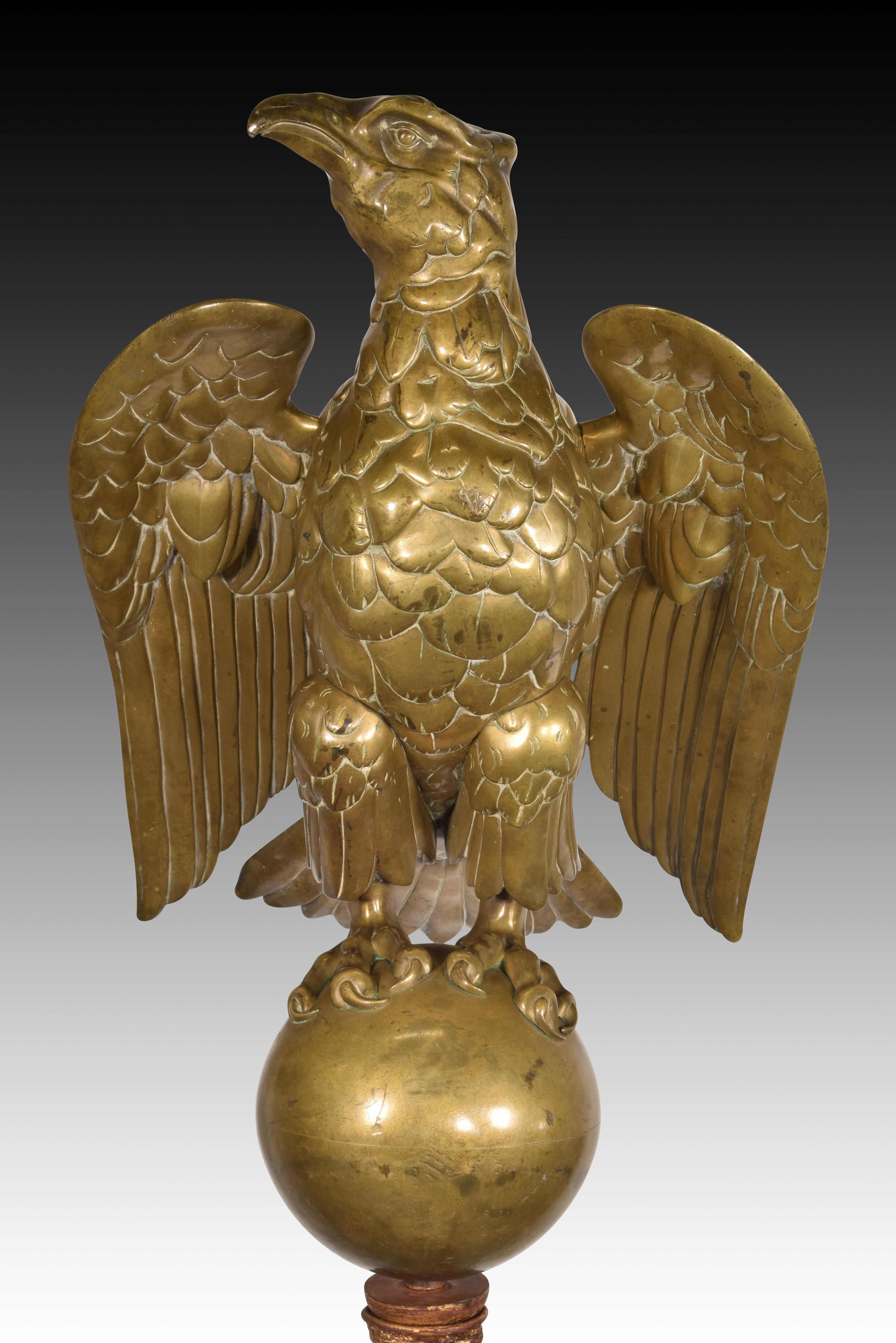 XVIIIe siècle et antérieur Paire de grands lutrins à aigle. Bronze, etc. 16ème siècle et plus tard. en vente