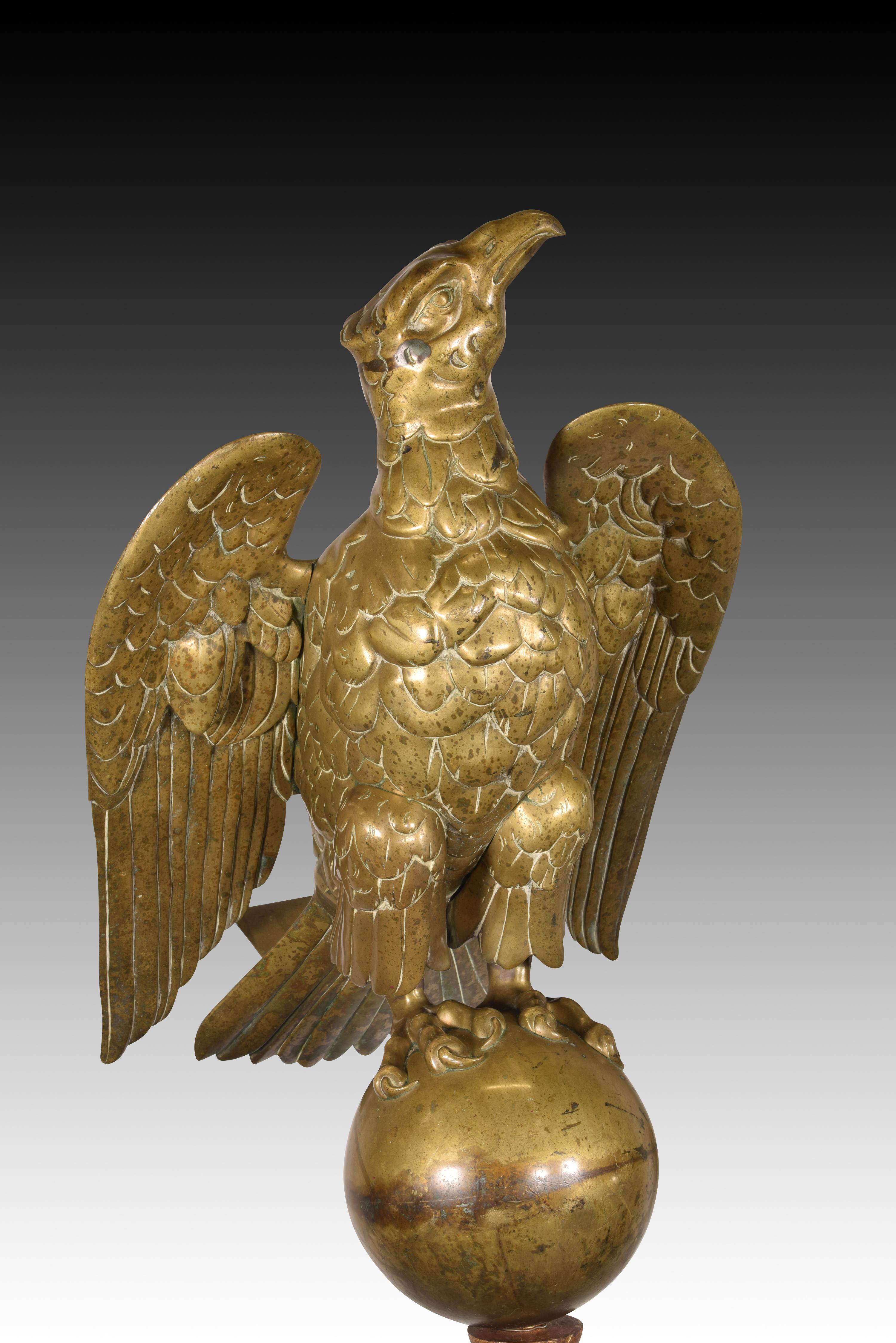 Zwei hohe Adler-Rednerpulte. Bronze, usw. 16. Jahrhundert und später. (Metall) im Angebot
