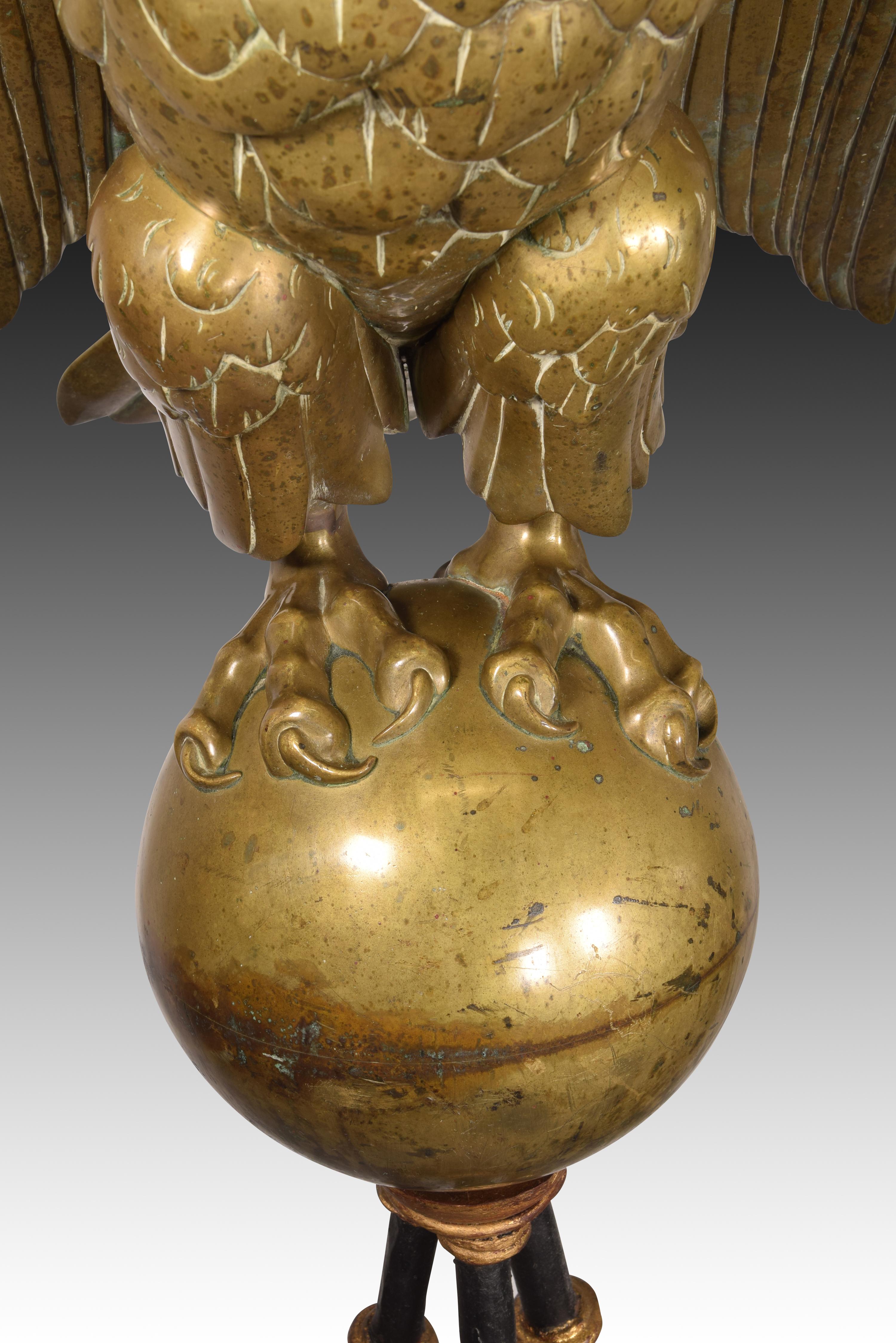 Zwei hohe Adler-Rednerpulte. Bronze, usw. 16. Jahrhundert und später. im Angebot 2