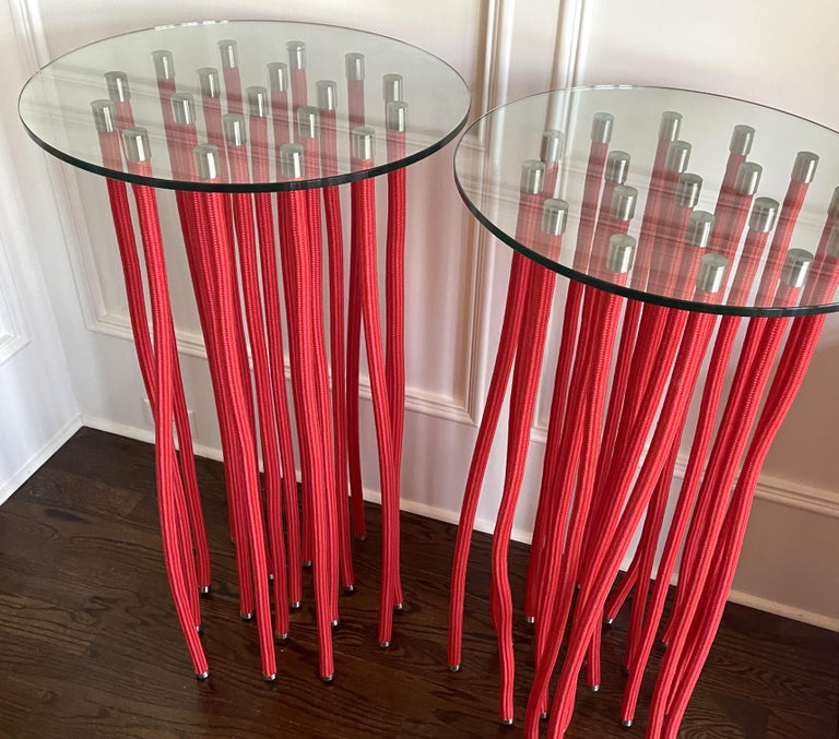Pair of Tall ORG tables by Fabio Novembre for Cappellini For Sale at 1stDibs