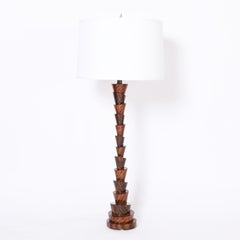 Pair of Tall Post Modern Table Lamps