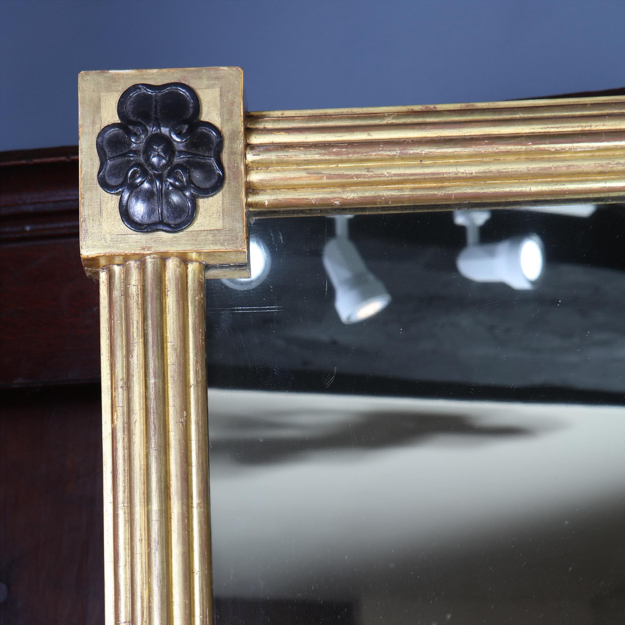 Pair Of Tall Regency Giltwood Pier Mirrors In Excellent Condition For Sale In Reepham, GB