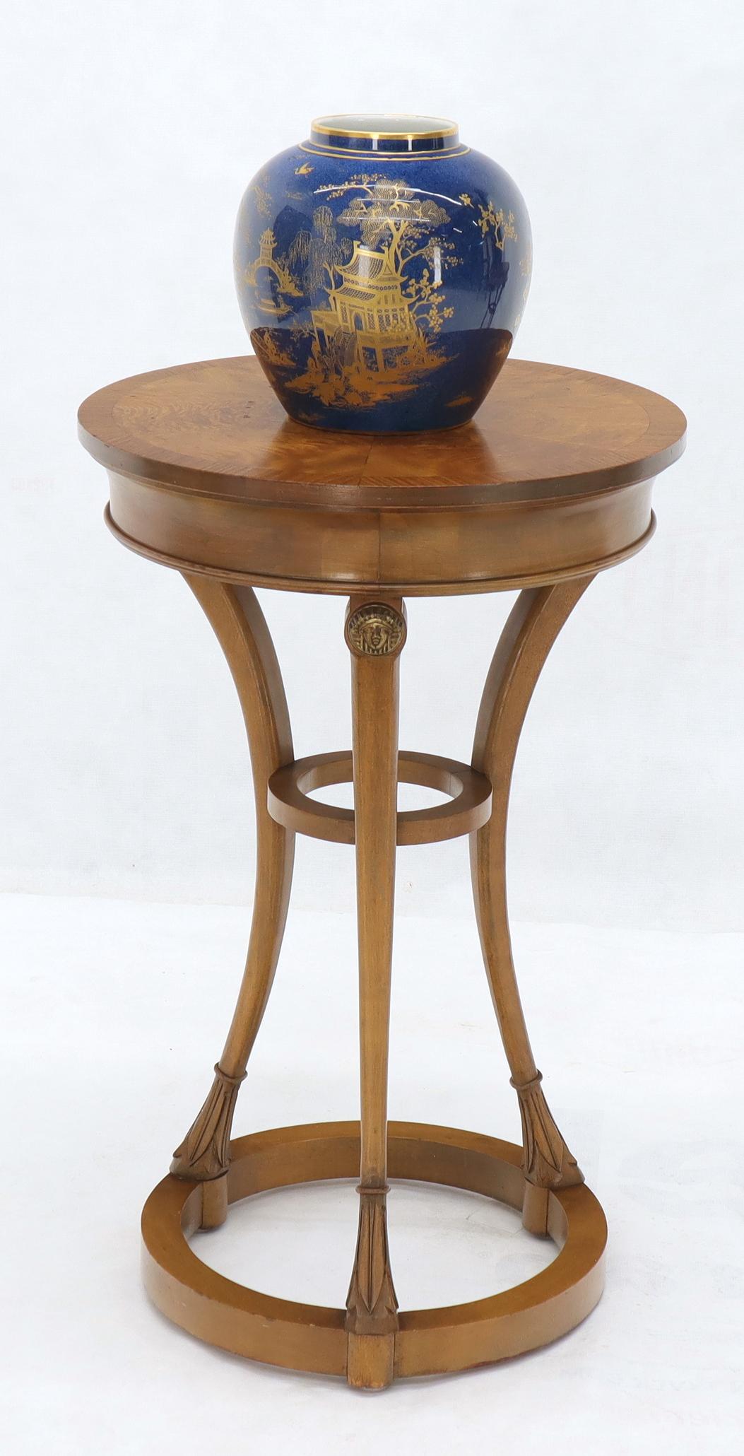 tall pedestal end table