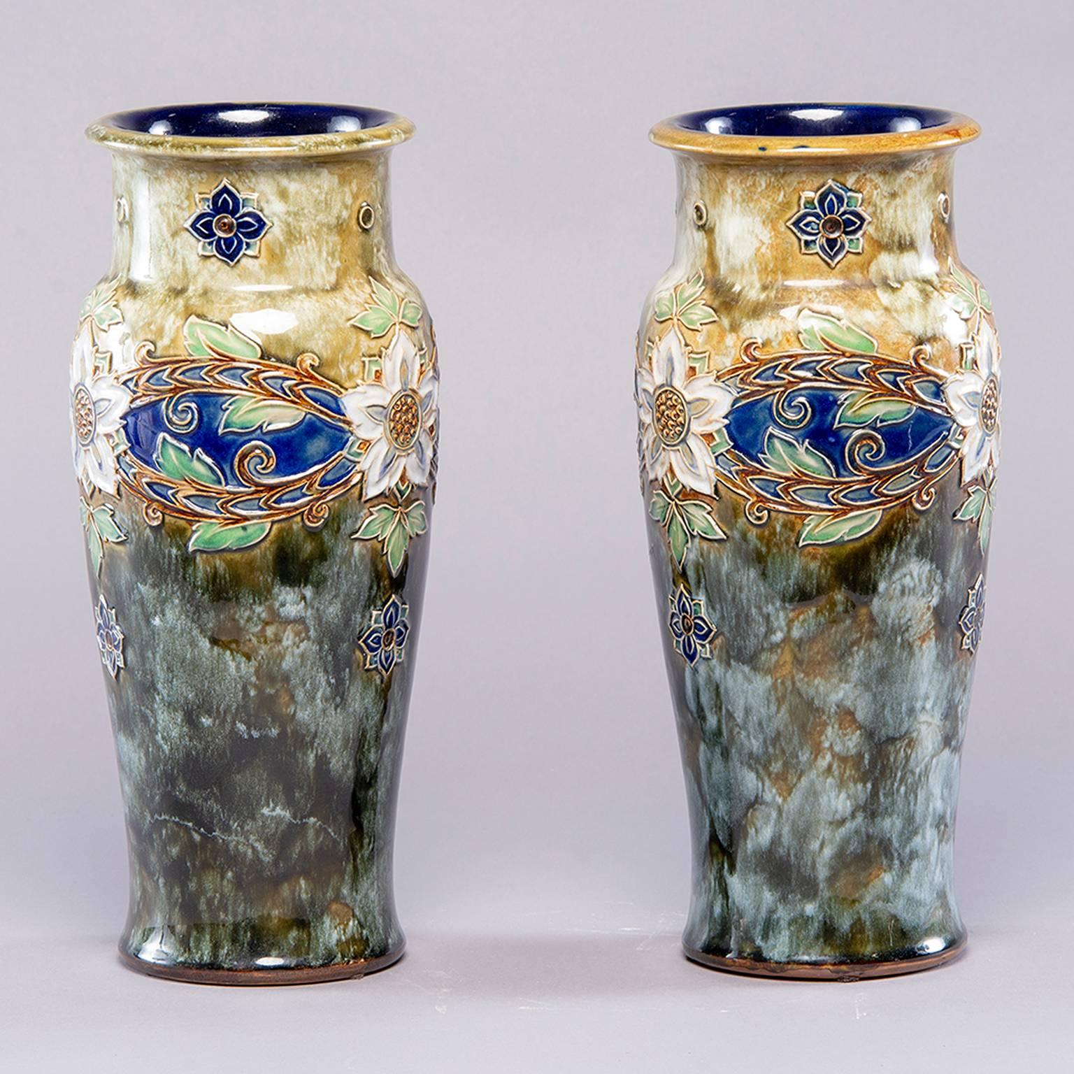 royal doulton lambeth vases
