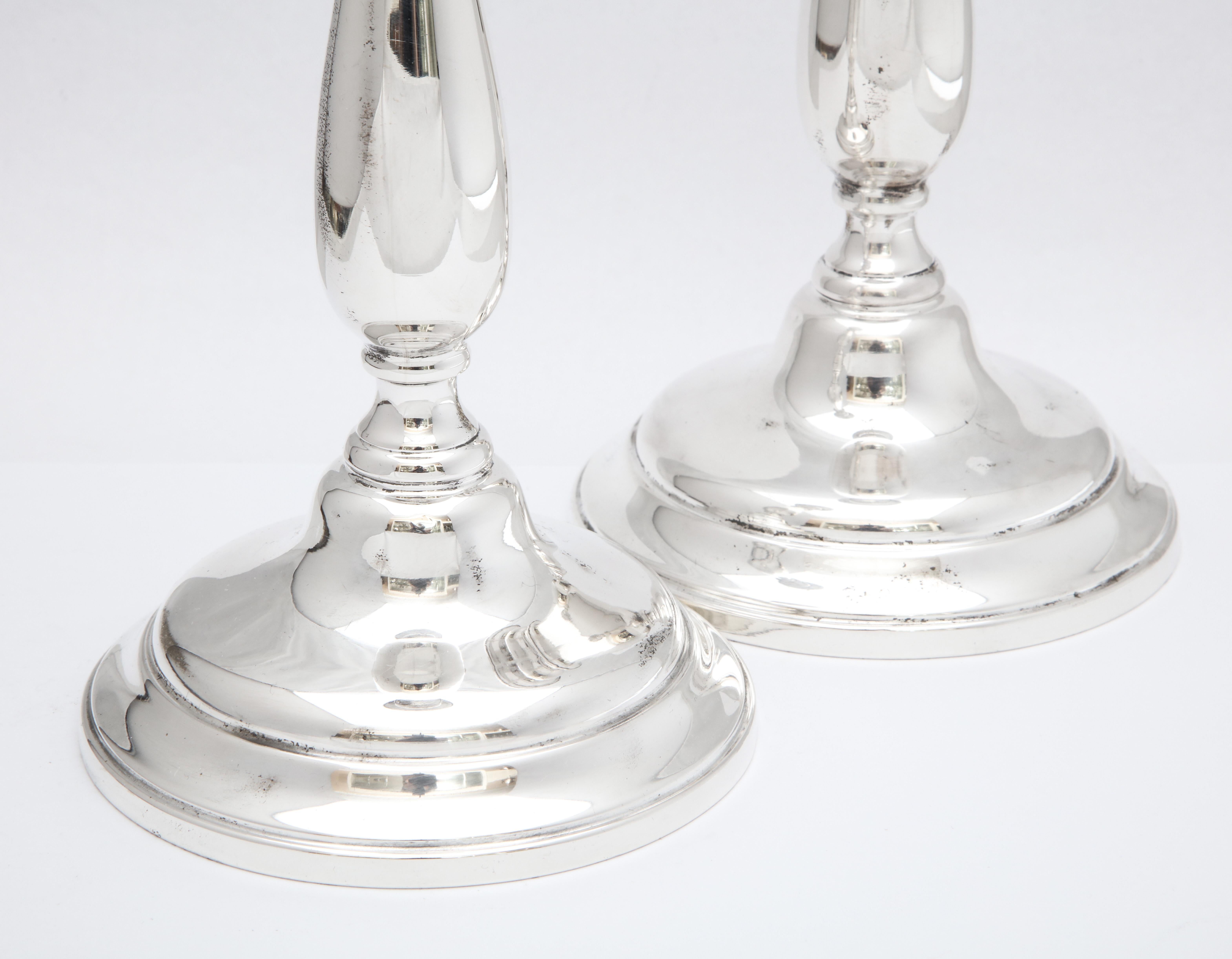 empire sterling silver candlesticks